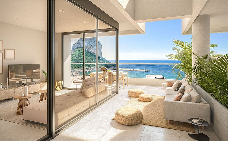 3 Bedroom 3 Bathroom penthouse in Calpe