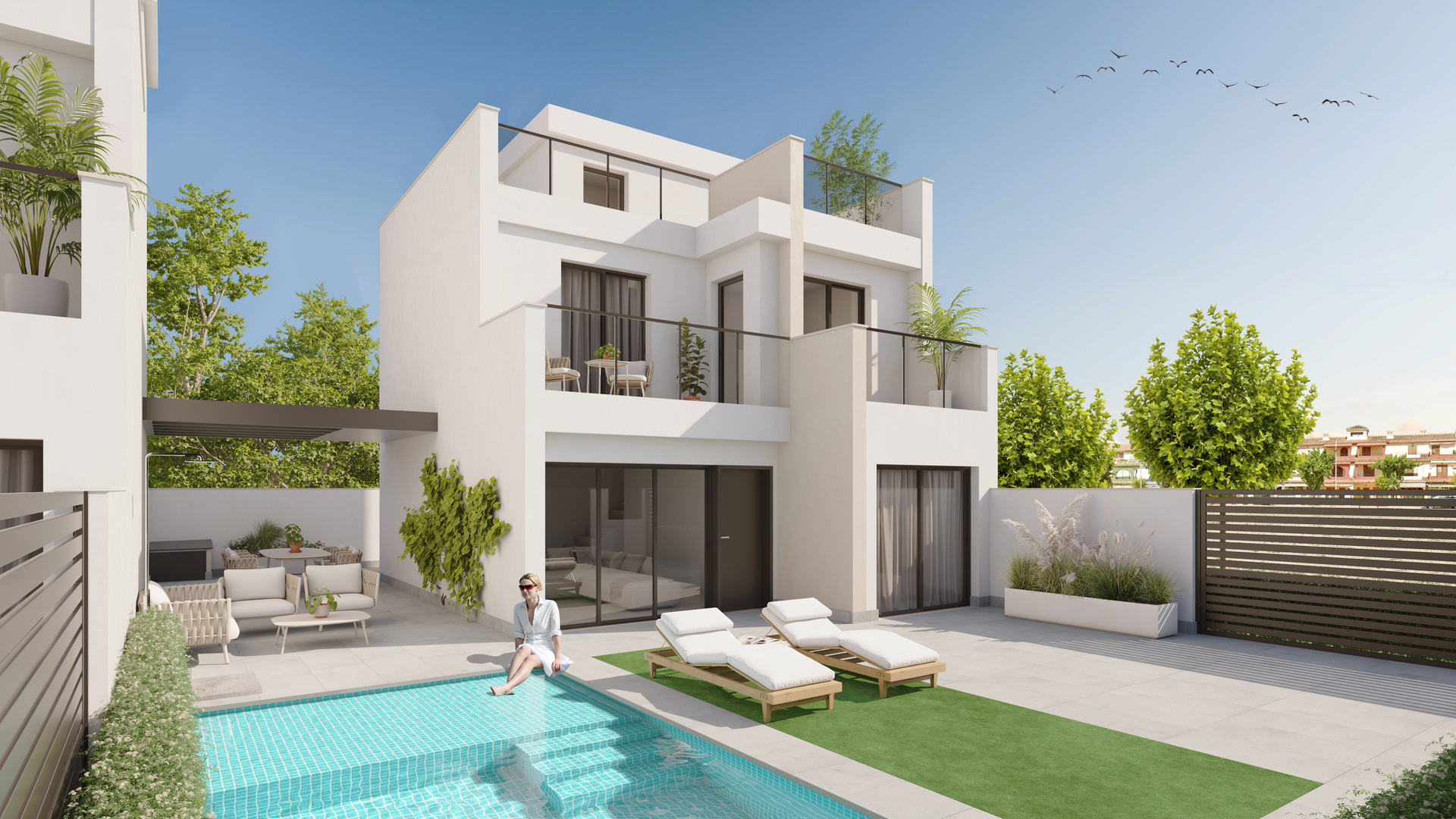 For sale - 3 Bedroom 3 Bathroom detached in Los Alcázares - Los Alcázares  - Murcia