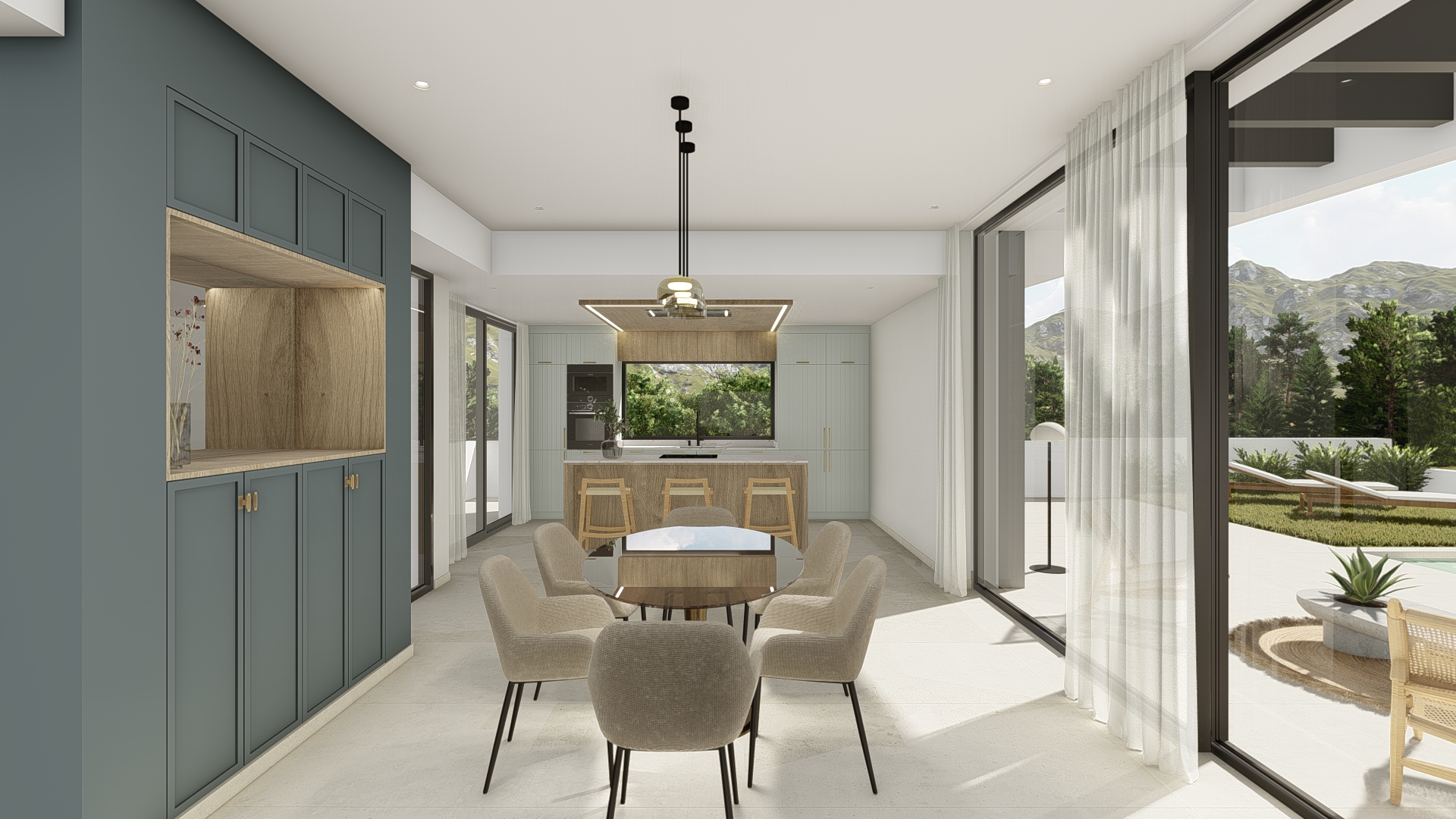 For sale - 3 Bedroom 3 Bathroom detached in Polop - Polop  - Alicante