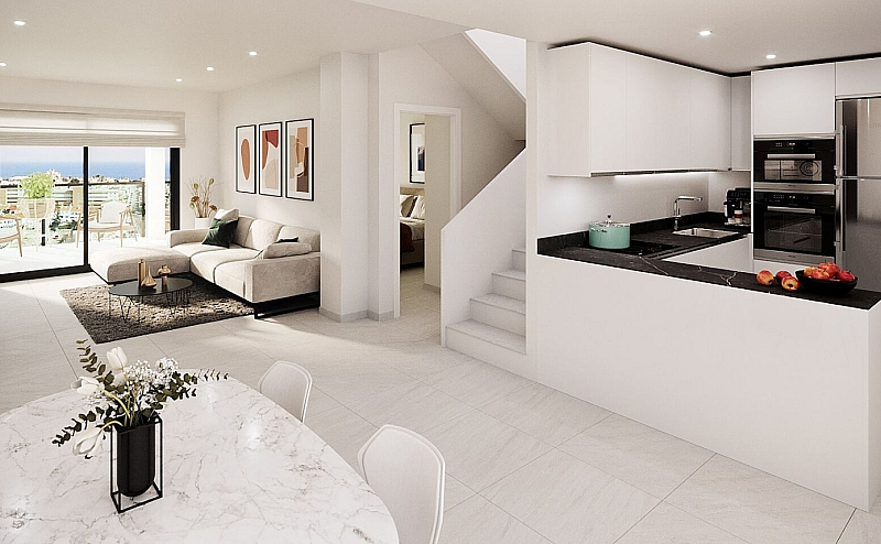3 Bedroom 2 Bathroom penthouse in Torrevieja