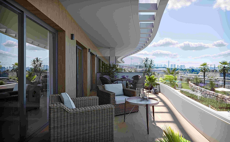 2 Bedroom 2 Bathroom penthouse in Finestrat