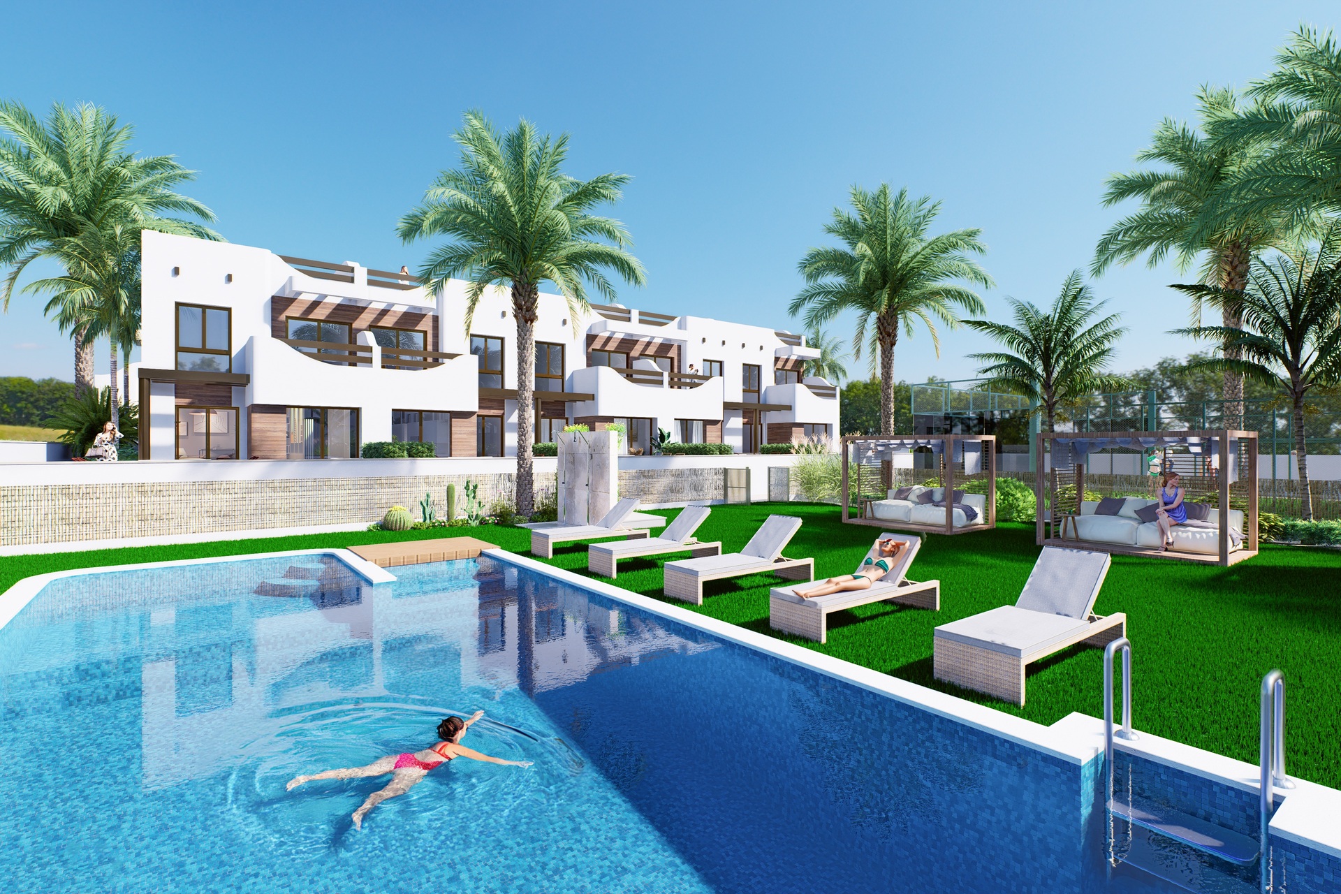 For sale - 2 Bedroom 2 Bathroom low-bungalow in Torre de la Horadada - Torre de la Horadada  - Alicante