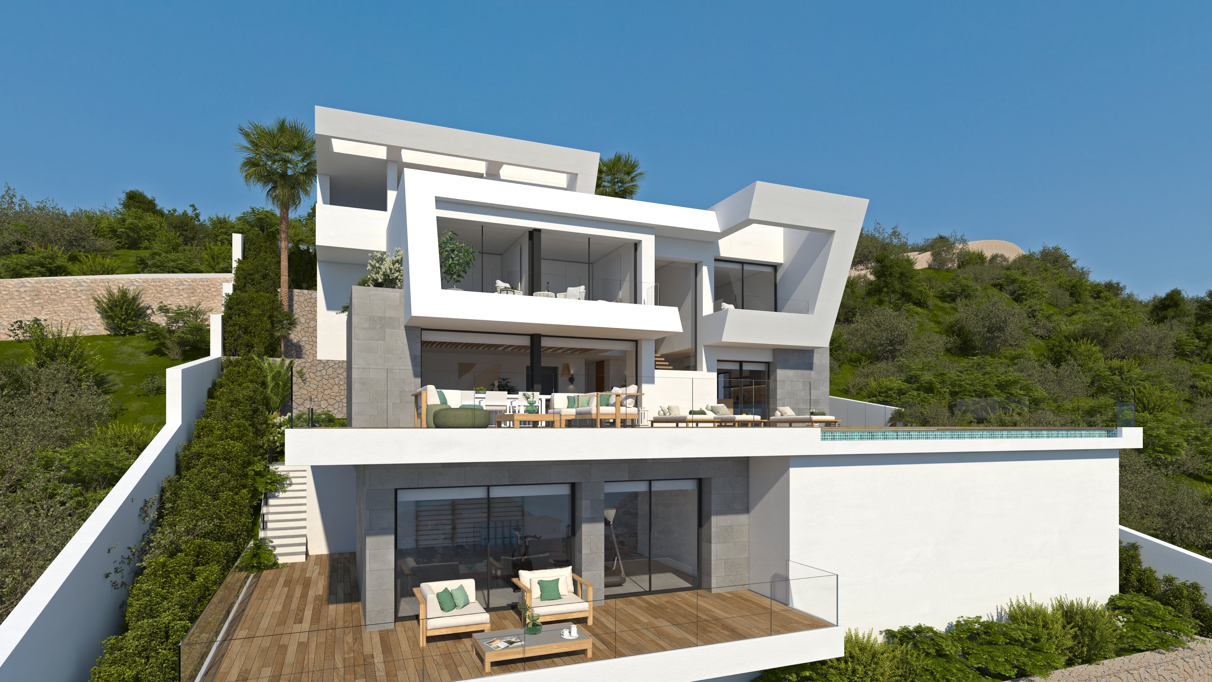 For sale - 3 Bedroom 4 Bathroom villa in Cumbre del Sol - Cumbre del Sol  - Alicante