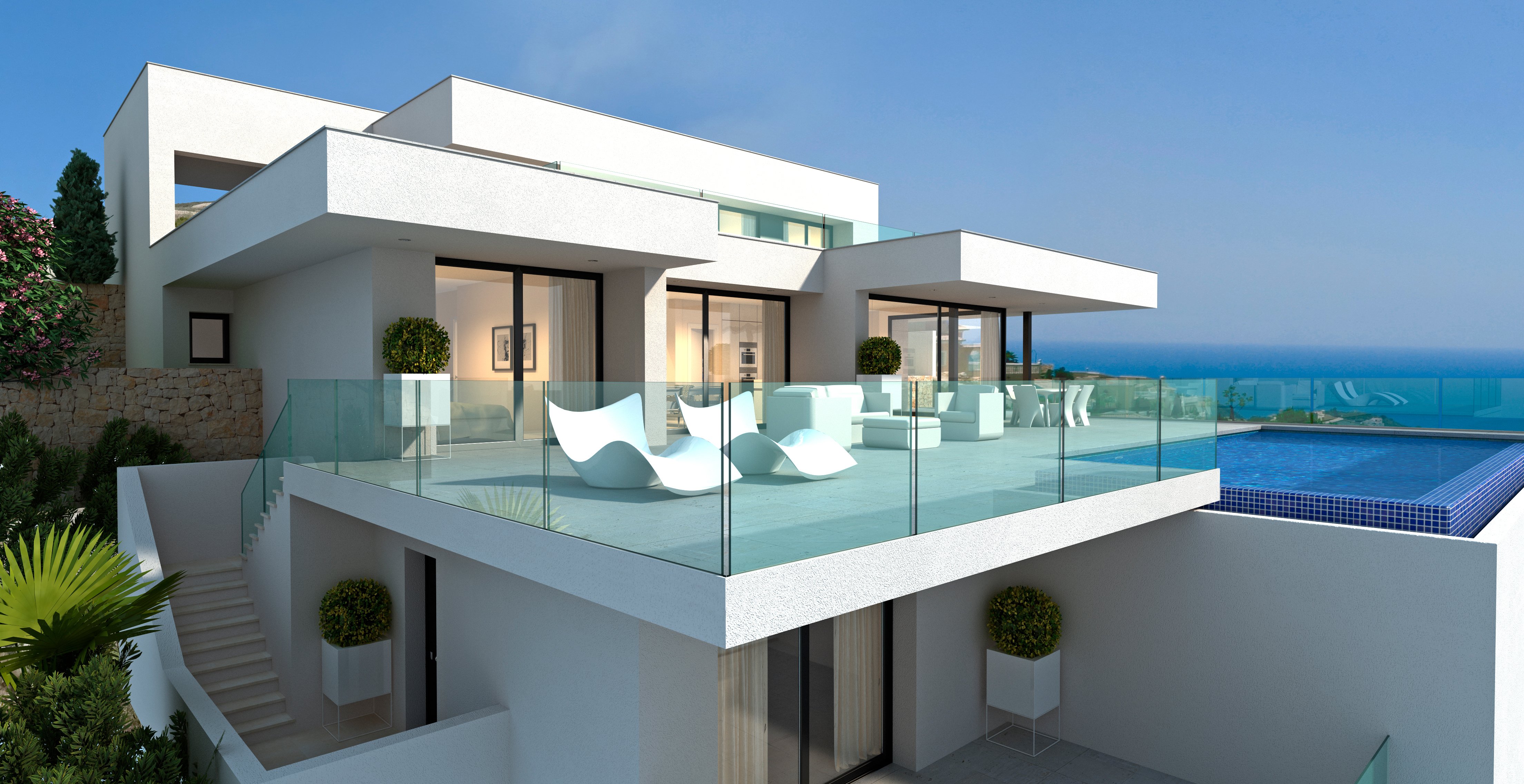 For sale - 3 Bedroom 4 Bathroom villa in Cumbre del Sol - Cumbre del Sol  - Alicante