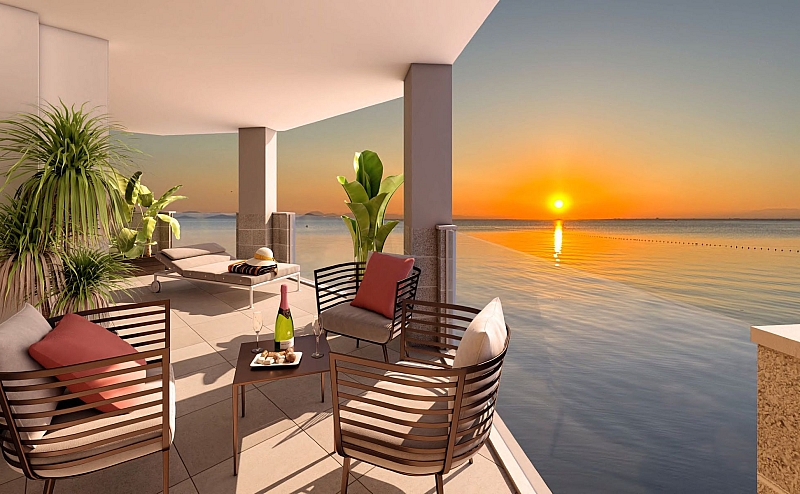 3 Bedroom 2 Bathroom apartment in La Manga del Mar Menor