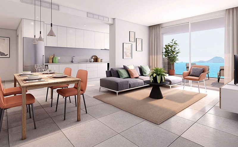 3 Bedroom 2 Bathroom apartment in La Manga del Mar Menor