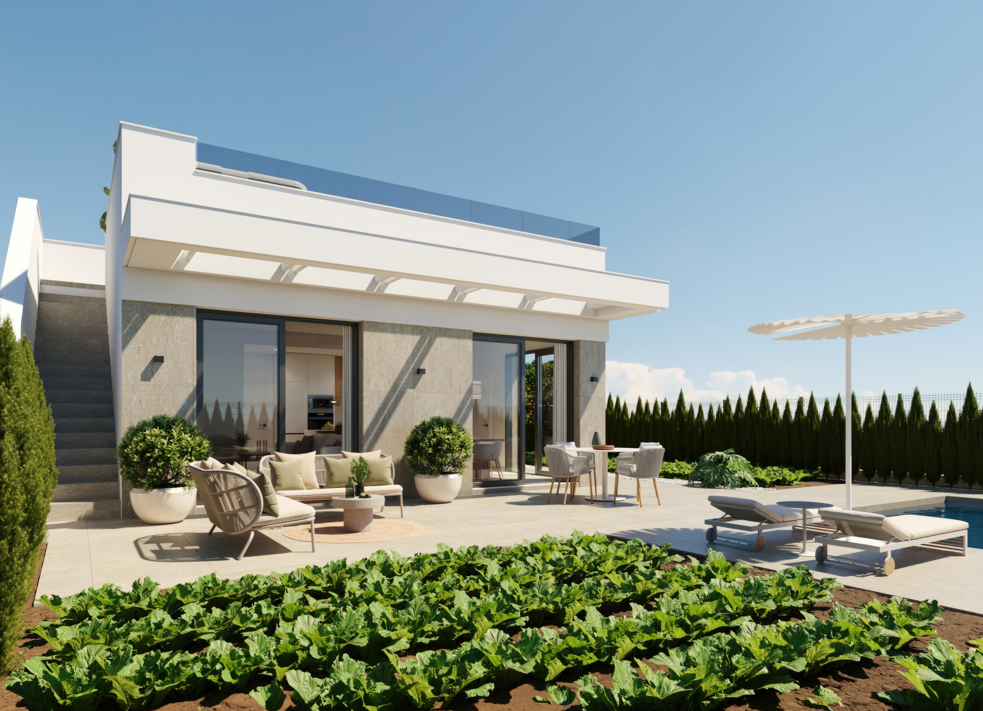 For sale - 3 Bedroom 2 Bathroom detached in Hacienda del Alamo Golf - Hacienda del Alamo Golf  - Murcia