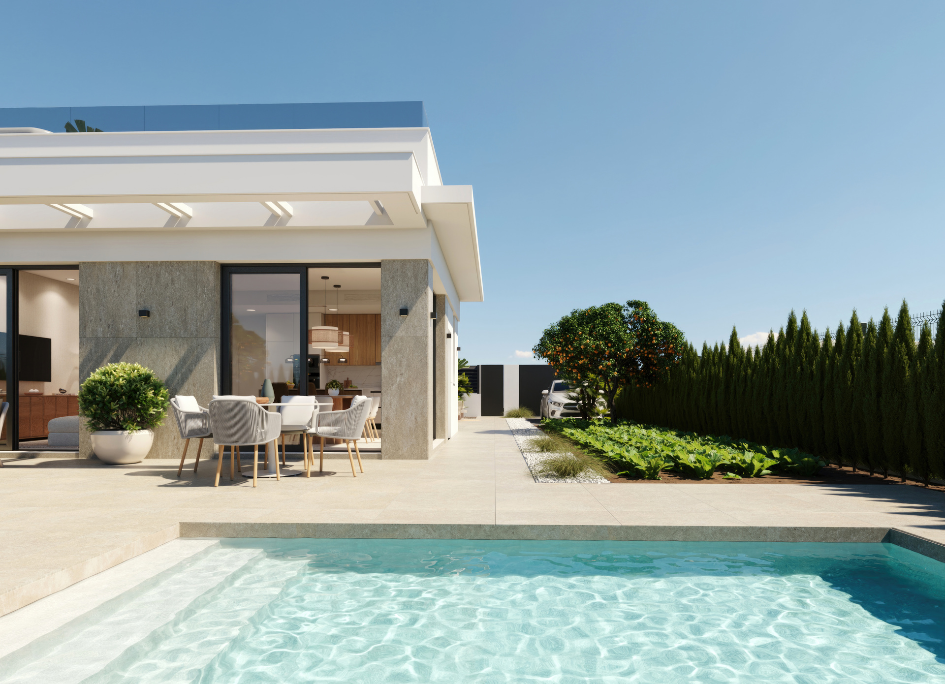 For sale - 3 Bedroom 2 Bathroom detached in Hacienda del Alamo Golf - Hacienda del Alamo Golf  - Murcia