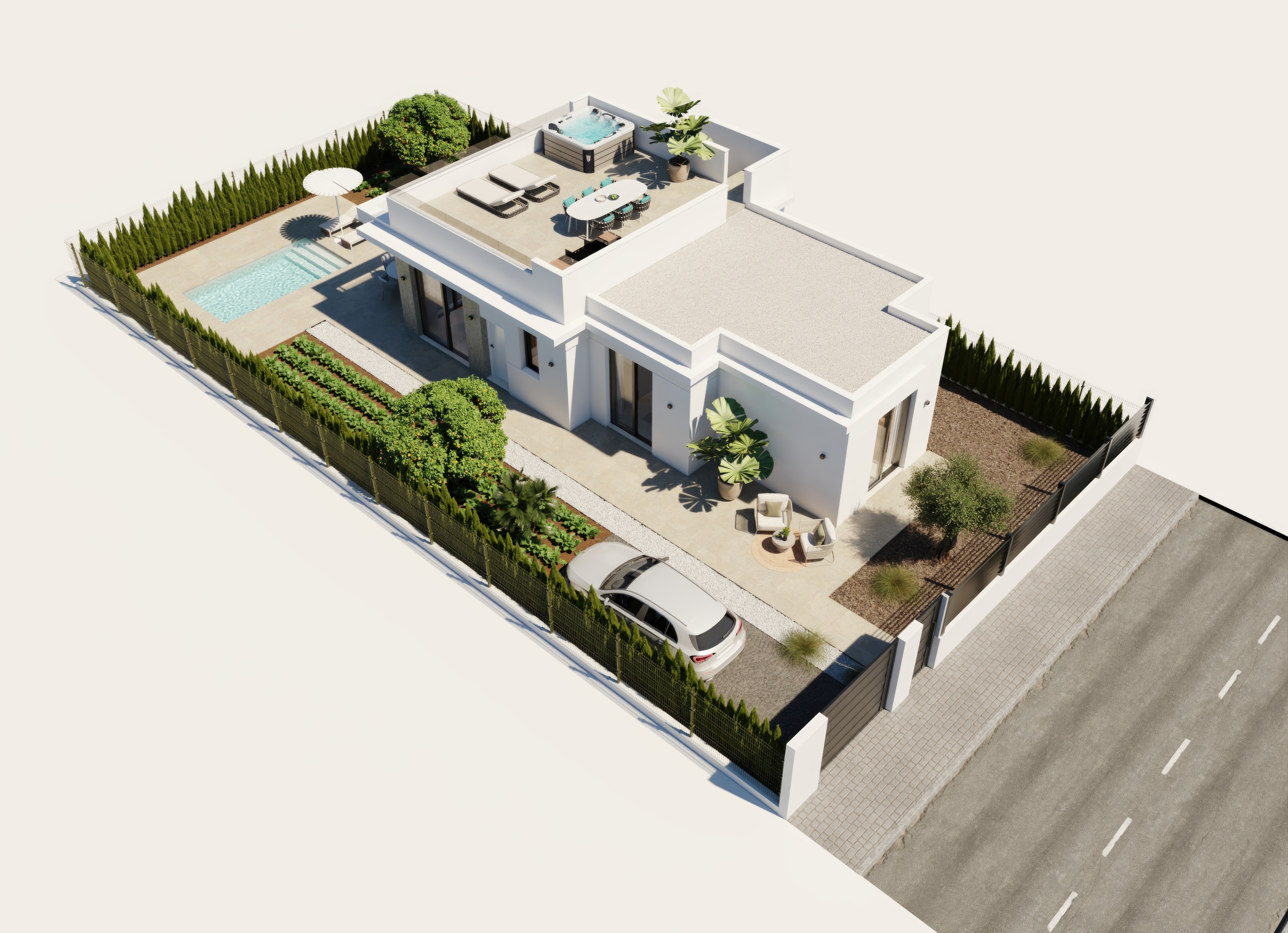 For sale - 3 Bedroom 2 Bathroom detached in Hacienda del Alamo Golf - Hacienda del Alamo Golf  - Murcia