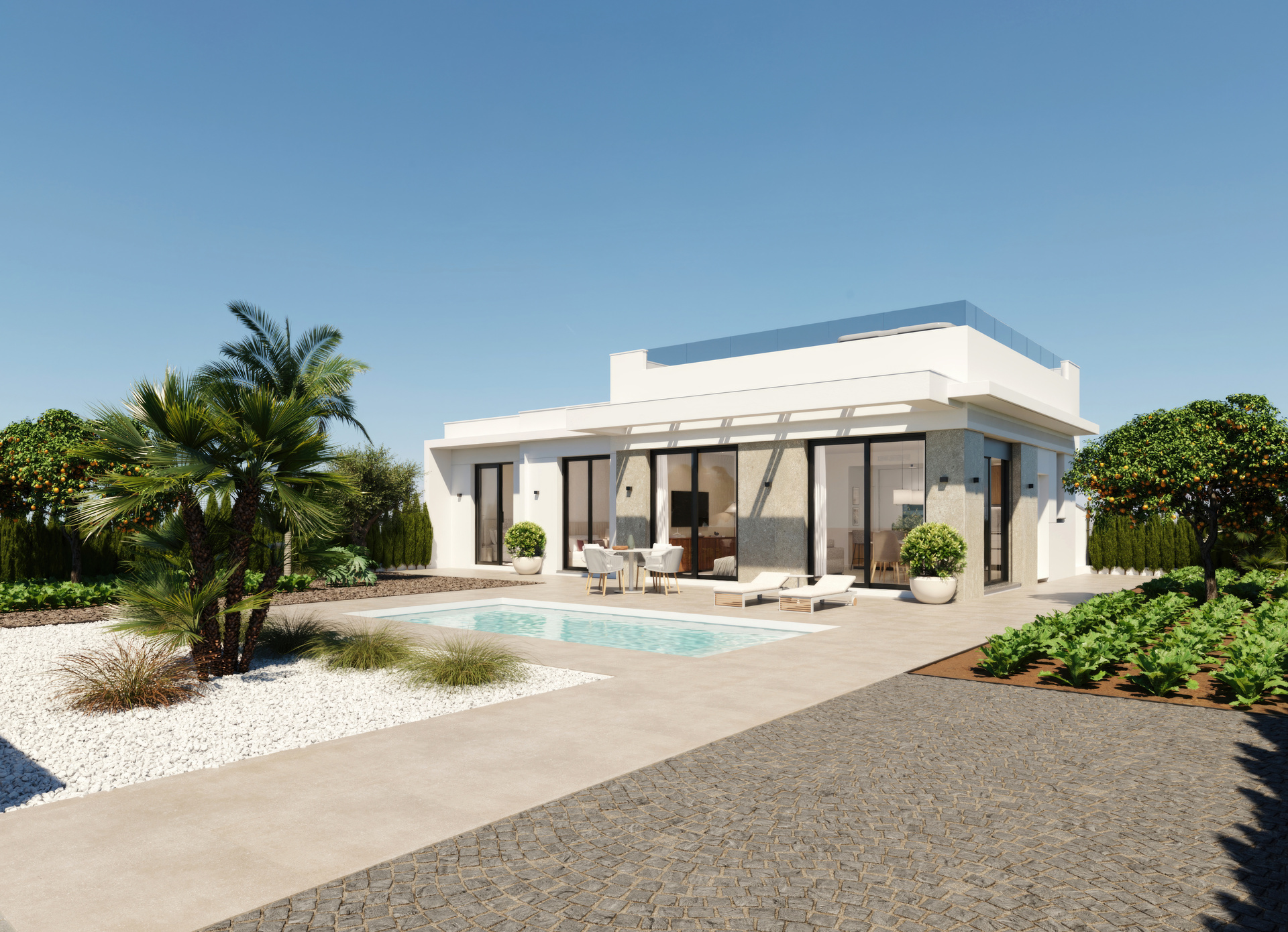 For sale - 3 Bedroom 2 Bathroom detached in Hacienda del Alamo Golf - Hacienda del Alamo Golf  - Murcia