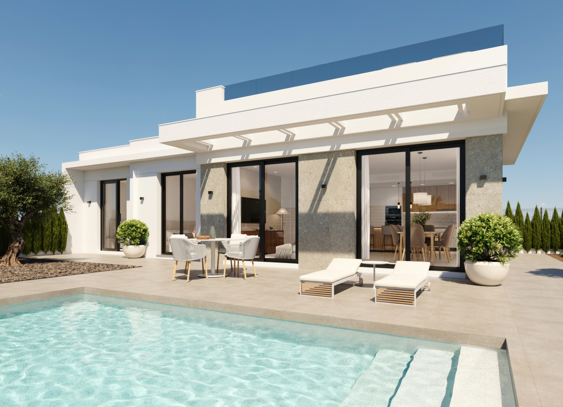 For sale - 3 Bedroom 2 Bathroom detached in Hacienda del Alamo Golf - Hacienda del Alamo Golf  - Murcia