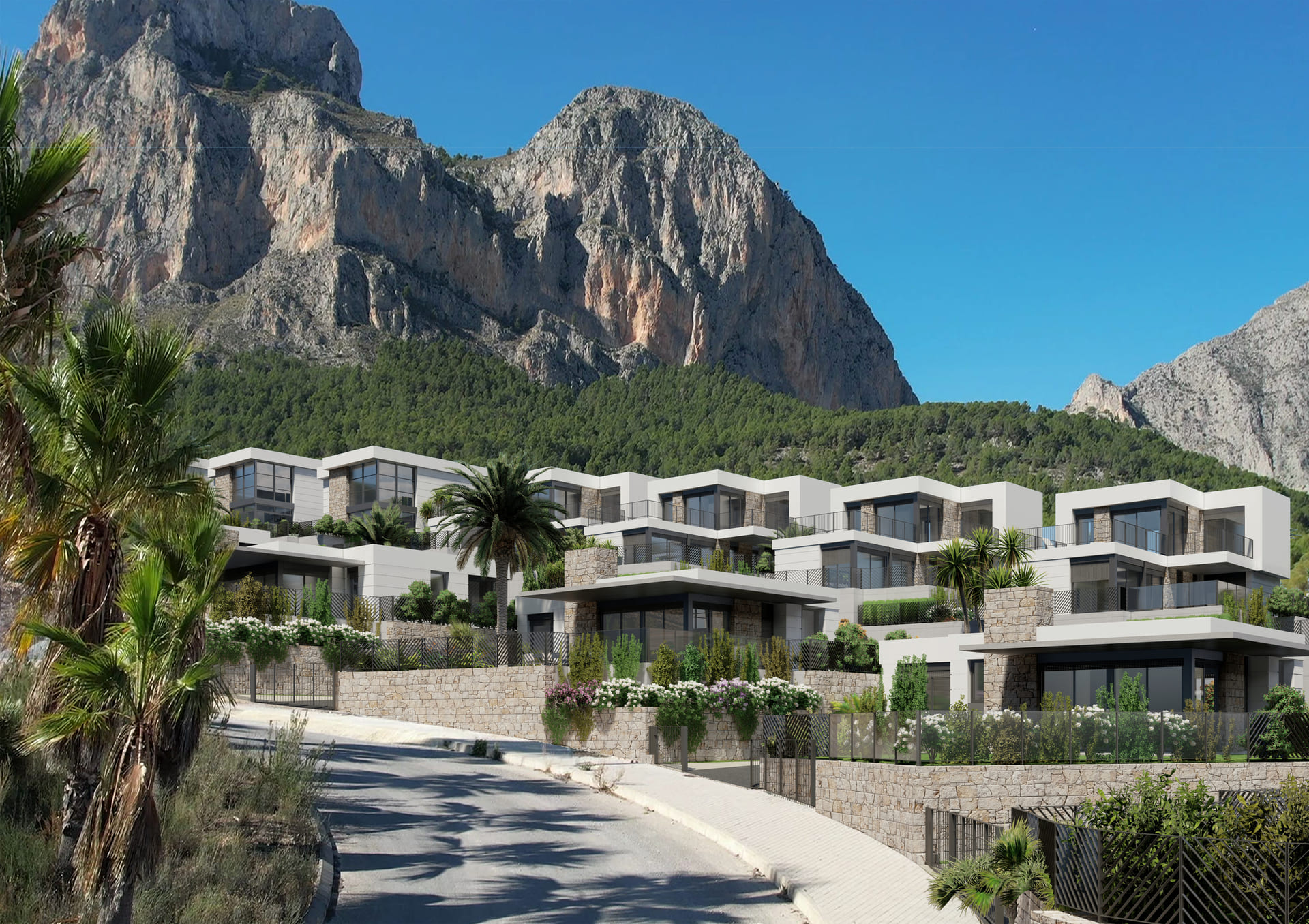 For sale - 3 Bedroom 3 Bathroom detached in Polop - Polop  - Alicante