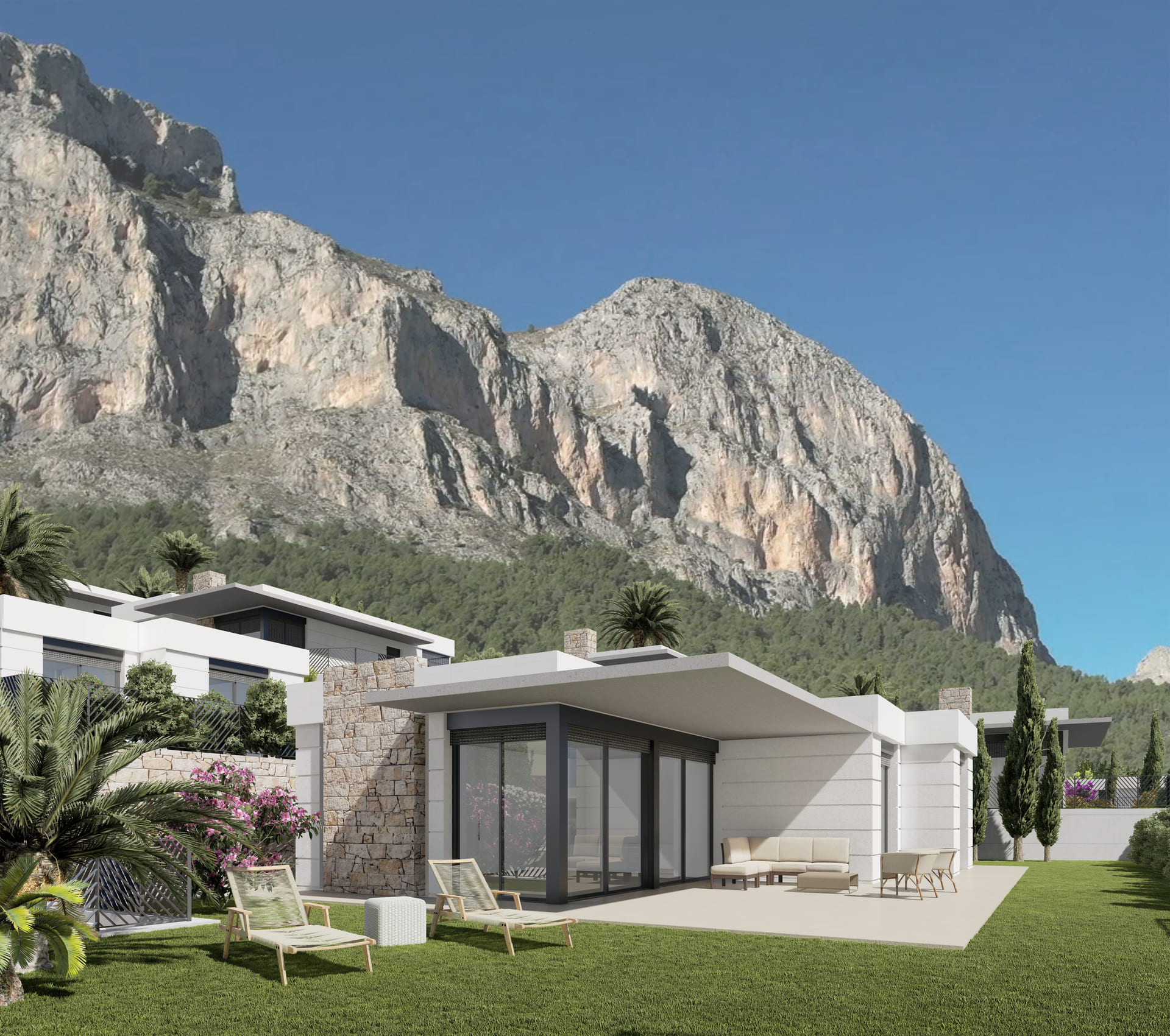 For sale - 3 Bedroom 2 Bathroom detached in Polop - Polop  - Alicante
