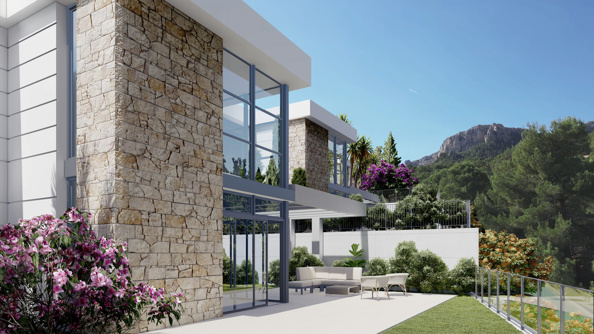 For sale - 3 Bedroom 3 Bathroom detached in Polop - Polop  - Alicante