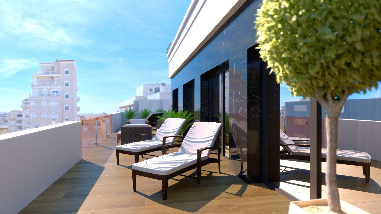For sale - 2 Bedroom 2 Bathroom penthouse in Torrevieja - Torrevieja  - Alicante