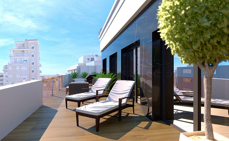 2 Bedroom 2 Bathroom penthouse in Torrevieja