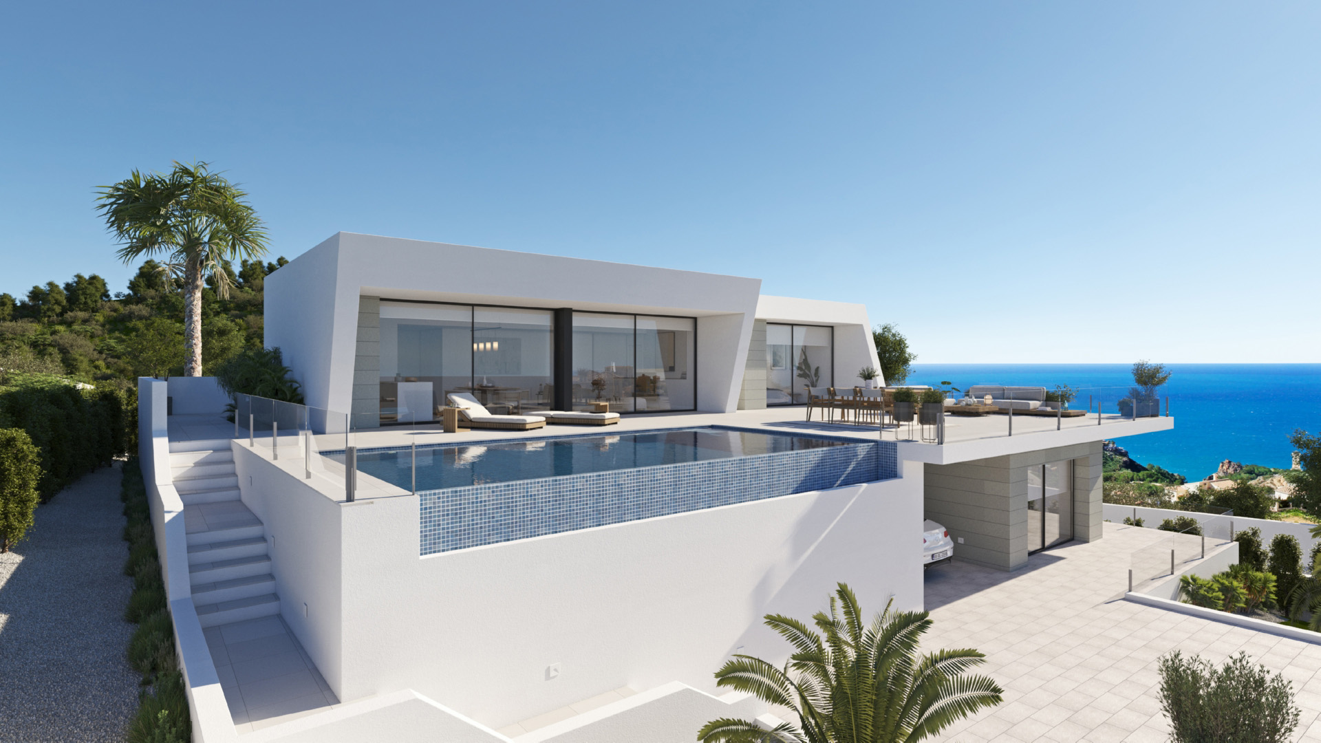 For sale - 3 Bedroom 4 Bathroom villa in Cumbre del Sol - Cumbre del Sol  - Alicante