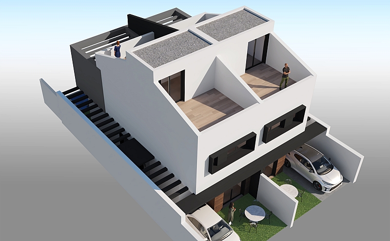 3 Bedroom 3 Bathroom semi-detached in San Javier