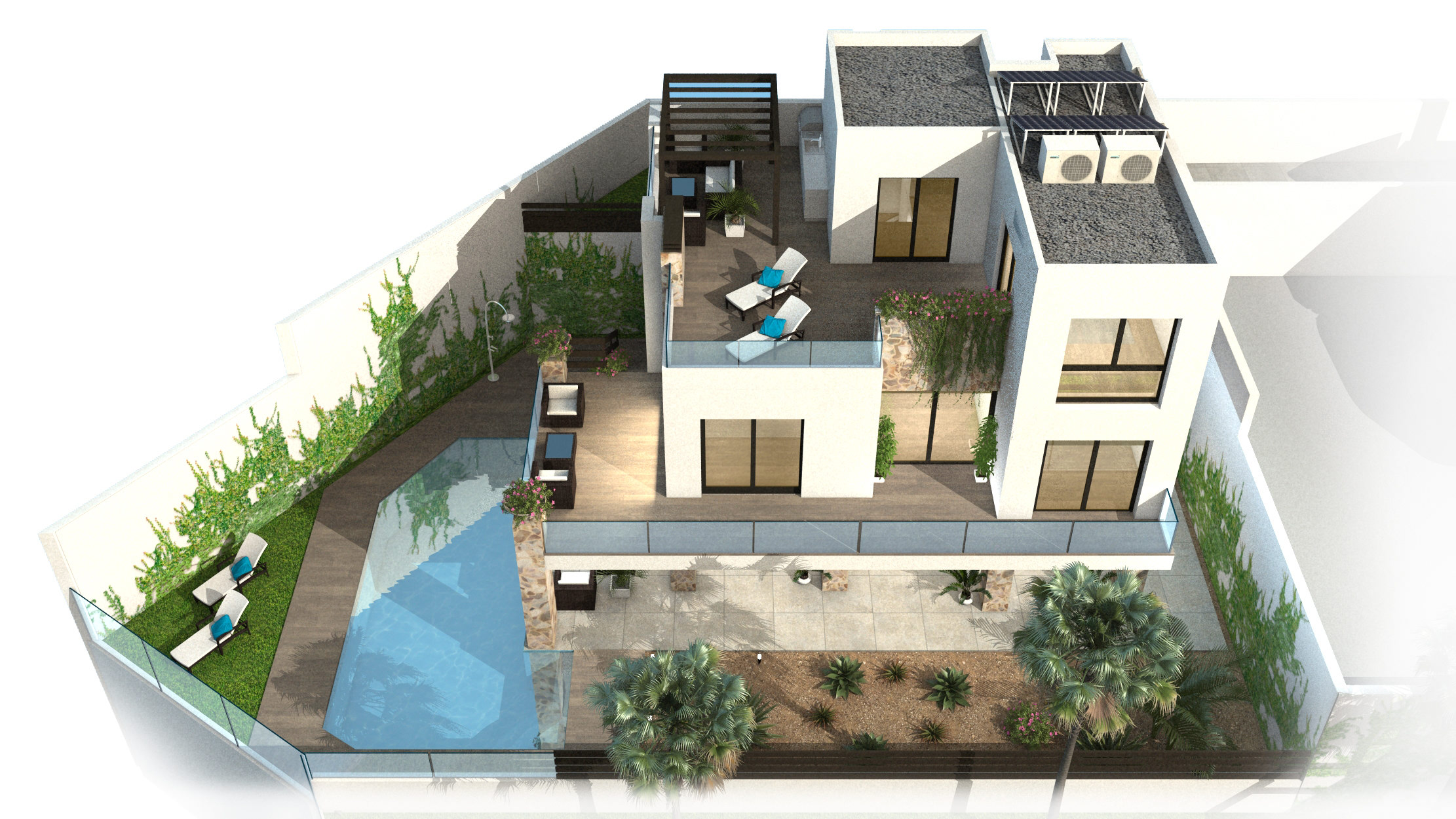 For sale - 3 Bedroom 3 Bathroom detached in Ciudad Quesada - Ciudad Quesada  - Alicante