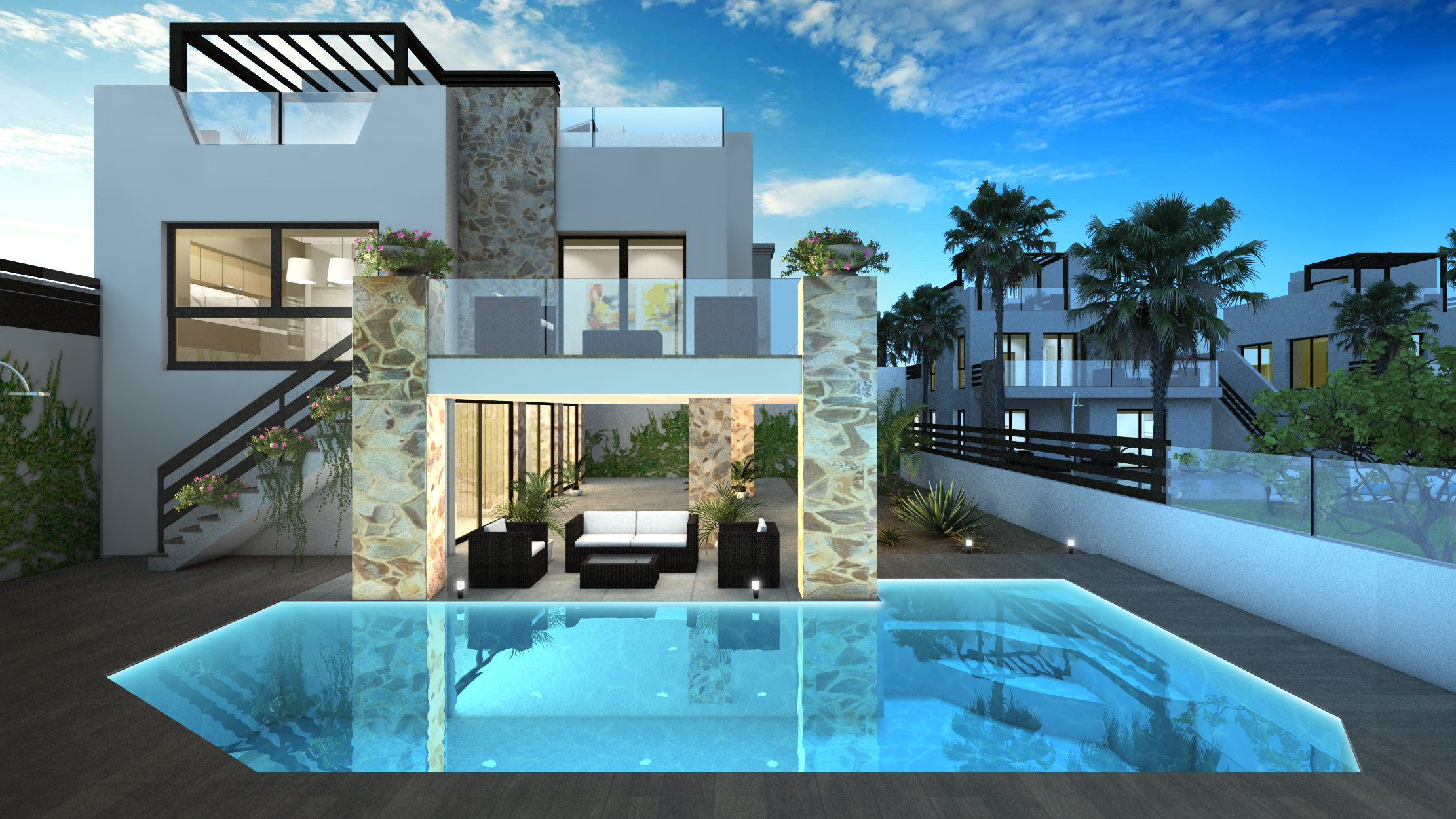 For sale - 3 Bedroom 3 Bathroom detached in Ciudad Quesada - Ciudad Quesada  - Alicante