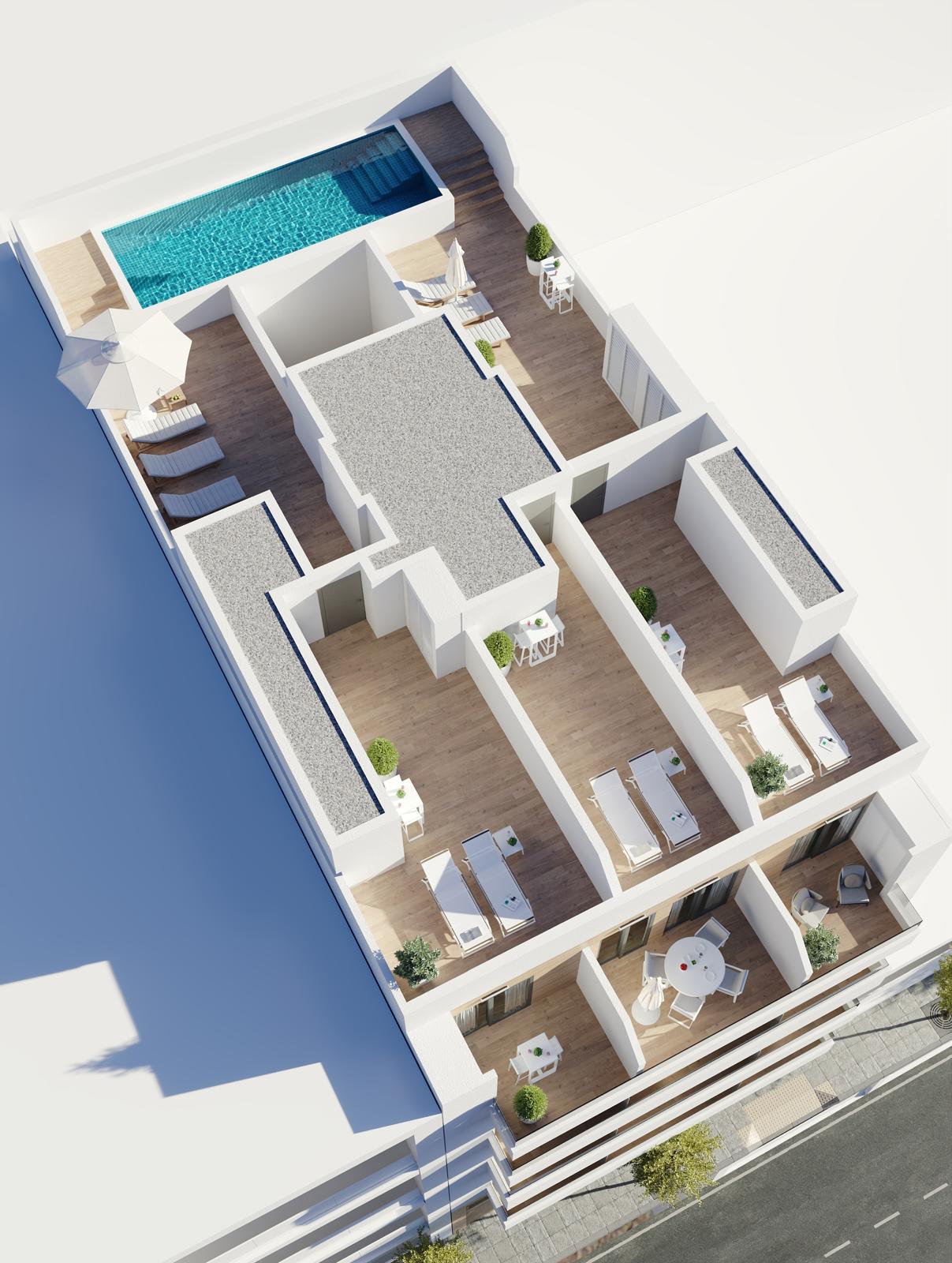For sale - 1 Bedroom 1 Bathroom penthouse in Torrevieja - Torrevieja  - Alicante