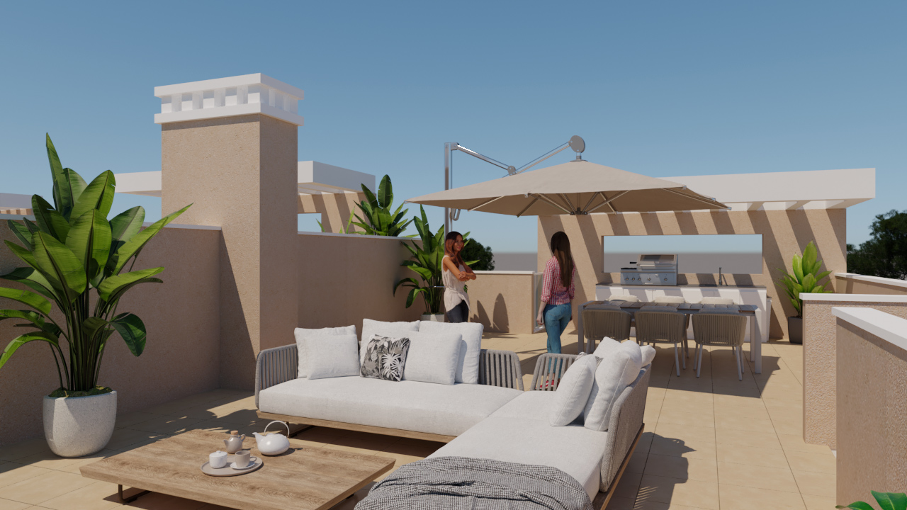 For sale - 3 Bedroom 2 Bathroom low-bungalow in Pilar de la Horadada - Pilar de la Horadada  - Alicante