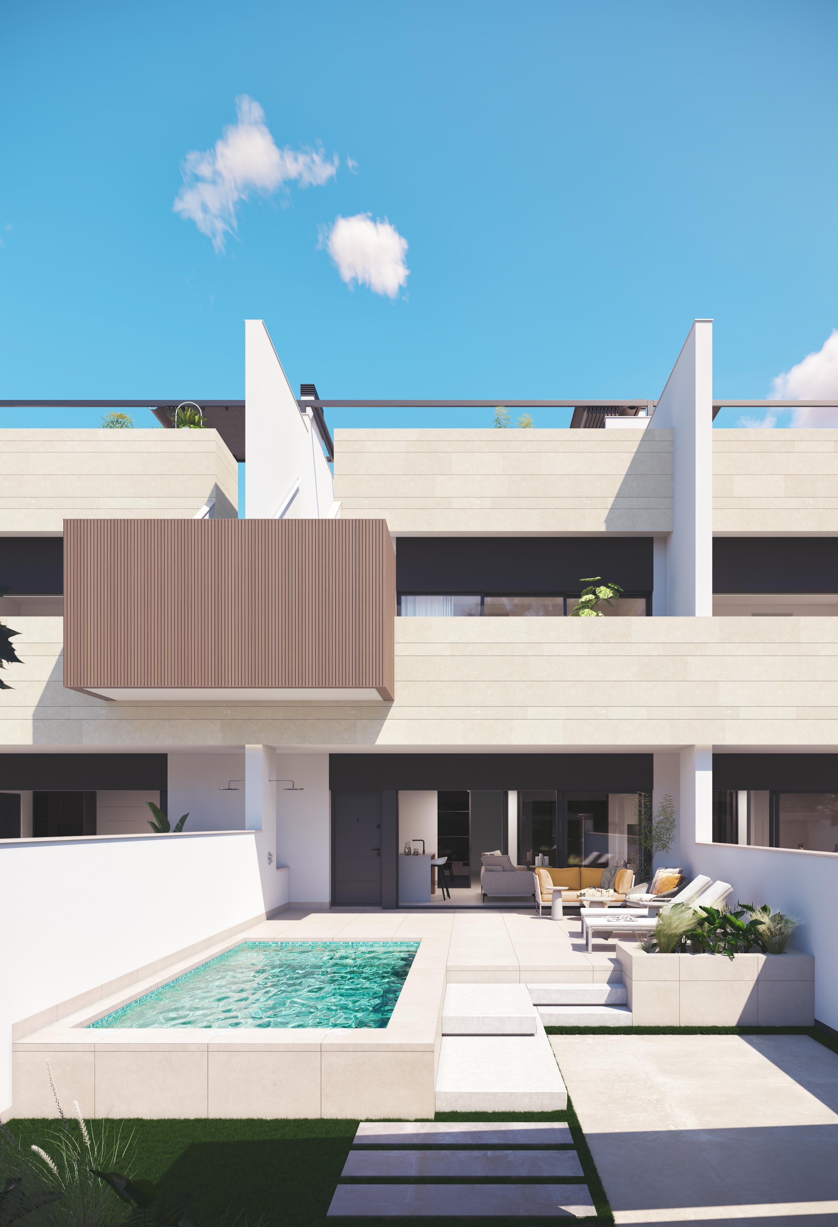 For sale - 3 Bedroom 2 Bathroom low-bungalow in Pilar de la Horadada - Pilar de la Horadada  - Alicante