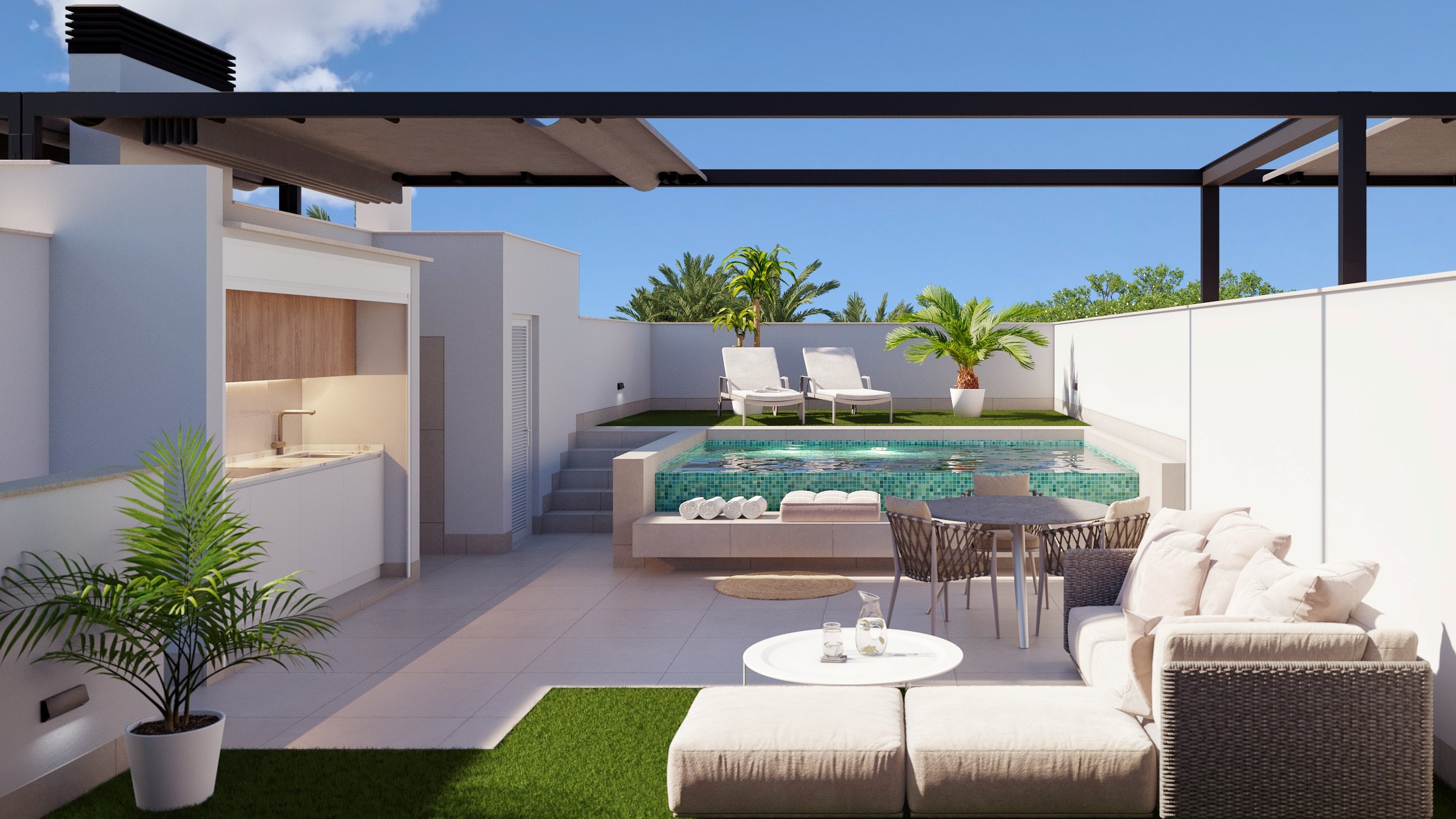 For sale - 3 Bedroom 2 Bathroom low-bungalow in Pilar de la Horadada - Pilar de la Horadada  - Alicante