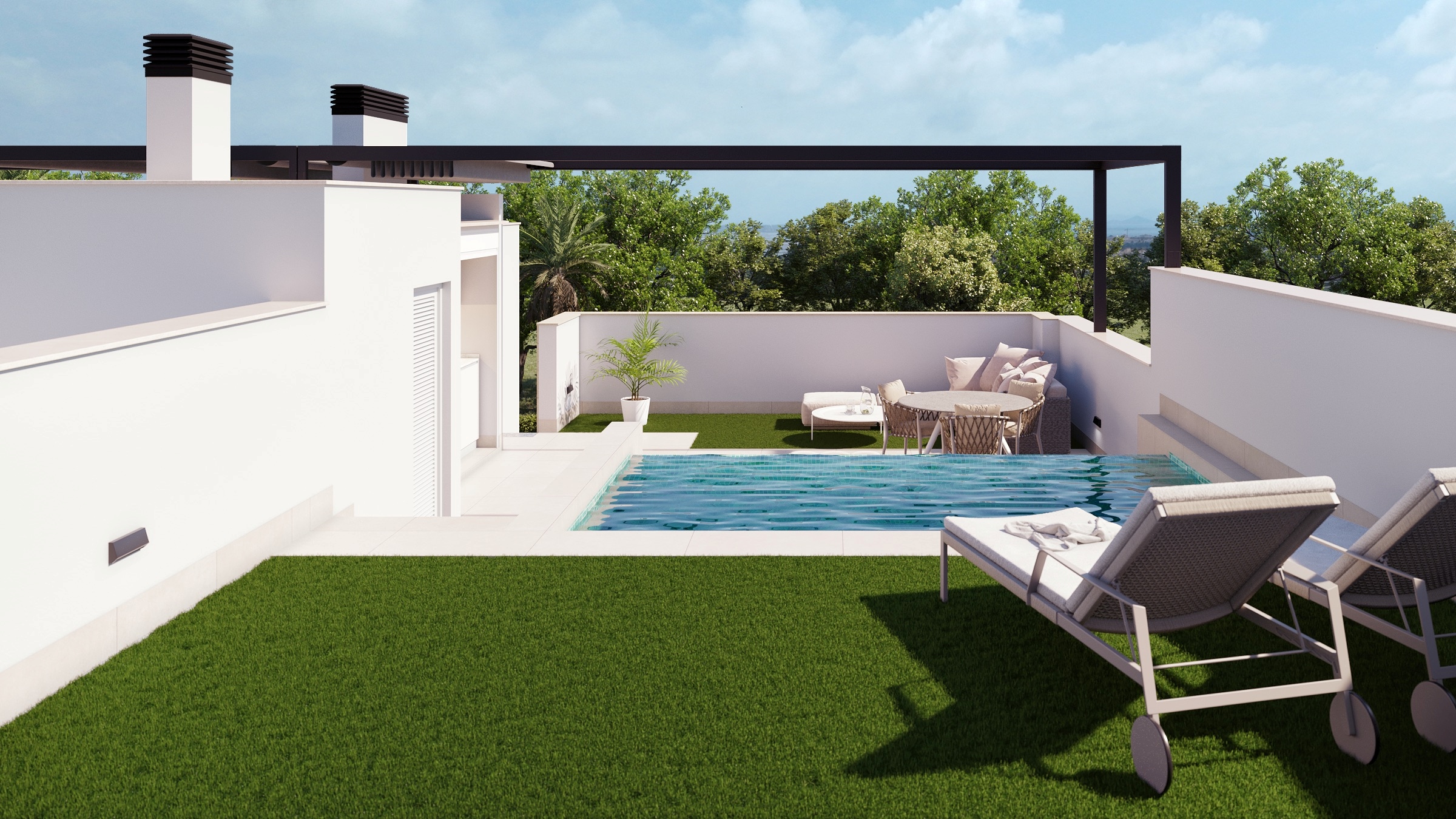 For sale - 3 Bedroom 2 Bathroom high-bungalow in Pilar de la Horadada - Pilar de la Horadada  - Alicante