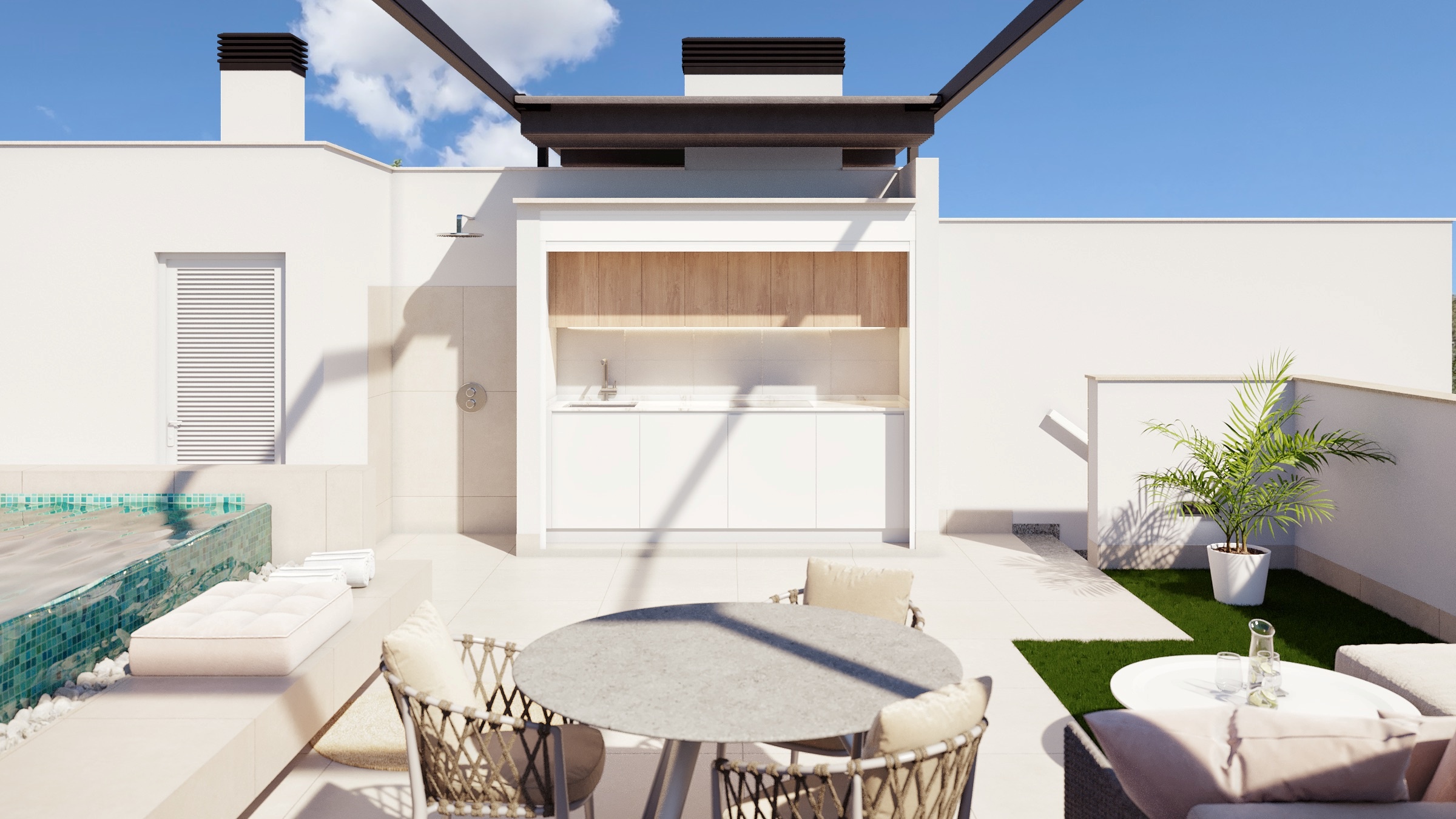 For sale - 3 Bedroom 2 Bathroom high-bungalow in Pilar de la Horadada - Pilar de la Horadada  - Alicante