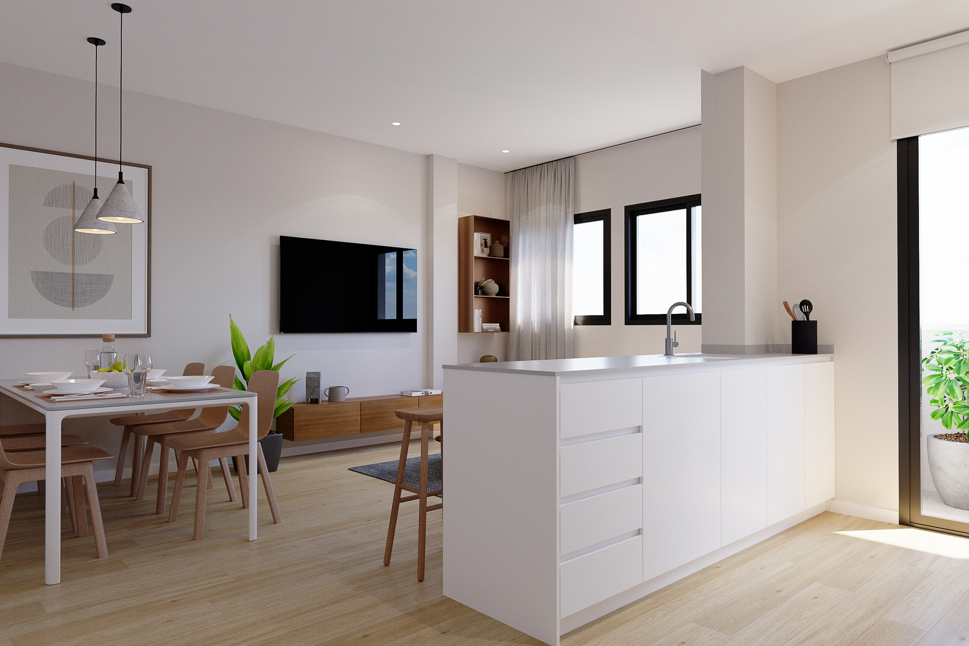 For sale - 2 Bedroom 2 Bathroom penthouse in Algorfa - Algorfa  - Alicante