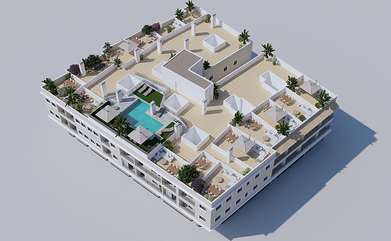 1 Bedroom 1 Bathroom penthouse in Algorfa
