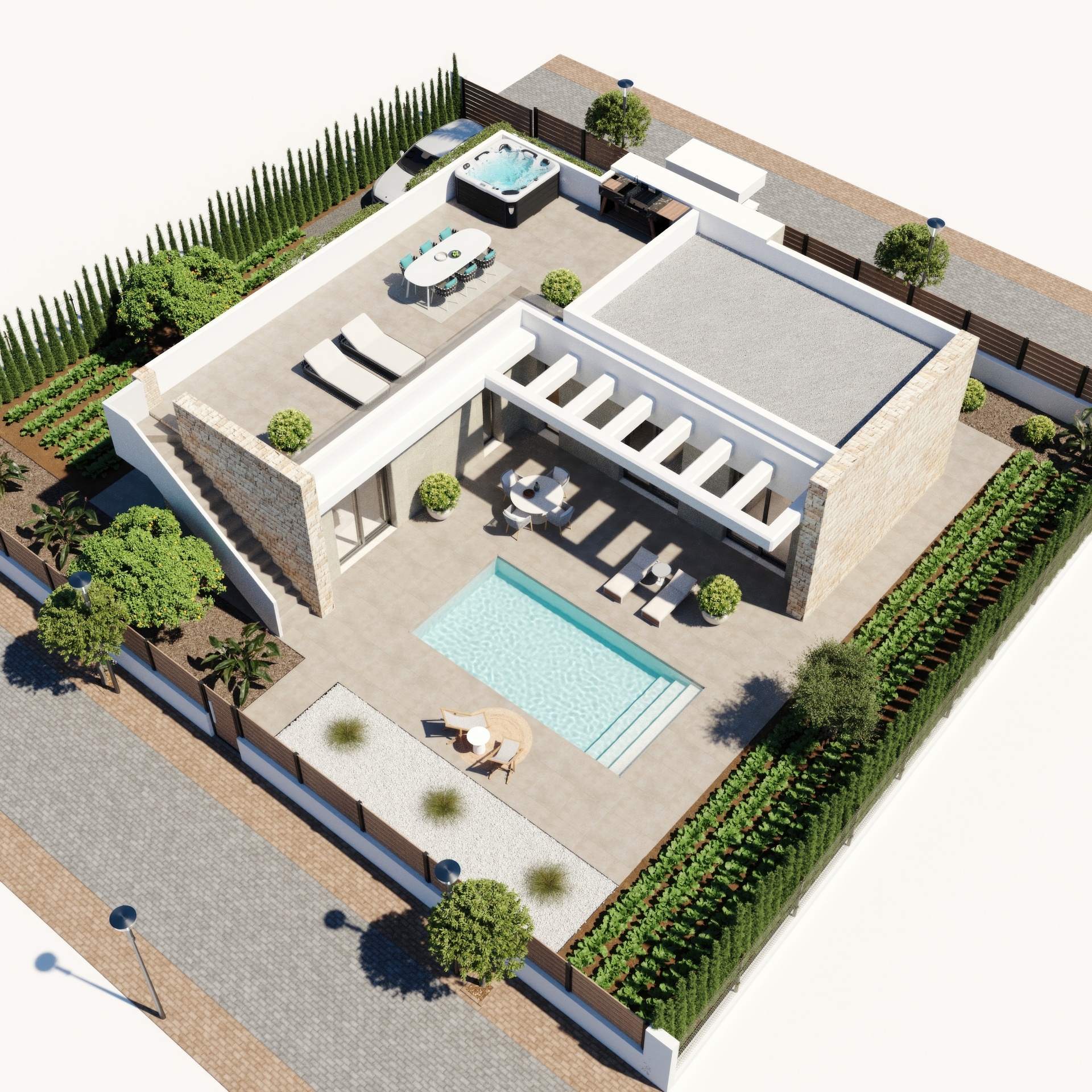 For sale - 3 Bedroom 2 Bathroom detached in Hacienda del Alamo Golf - Hacienda del Alamo Golf  - Murcia
