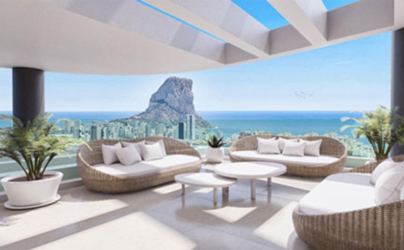 4 Bedroom 3 Bathroom penthouse in Calpe
