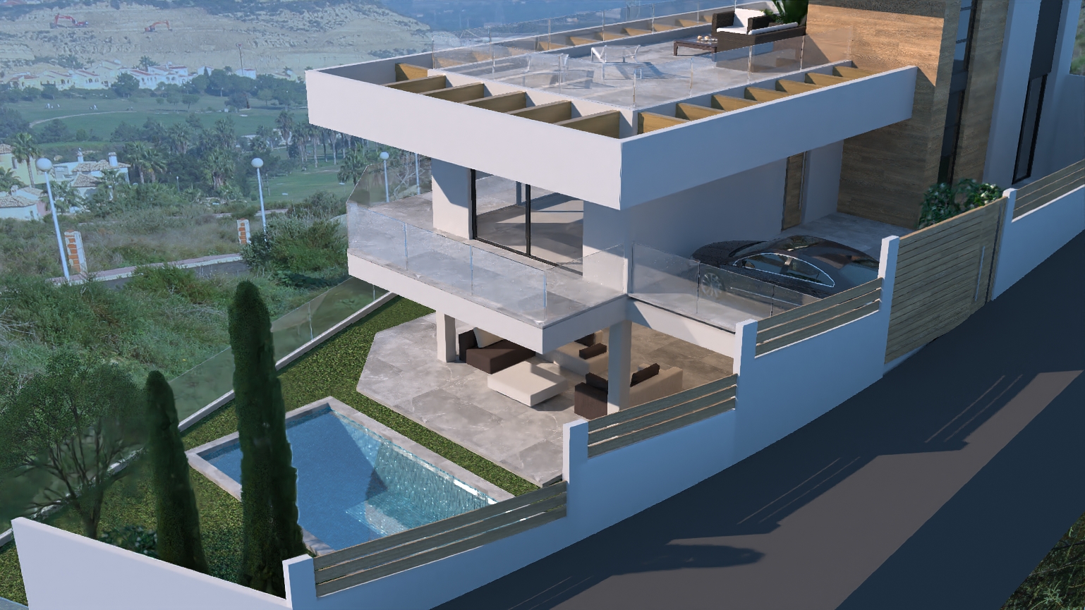 For sale - 3 Bedroom 2 Bathroom detached in Ciudad Quesada - Ciudad Quesada  - Alicante