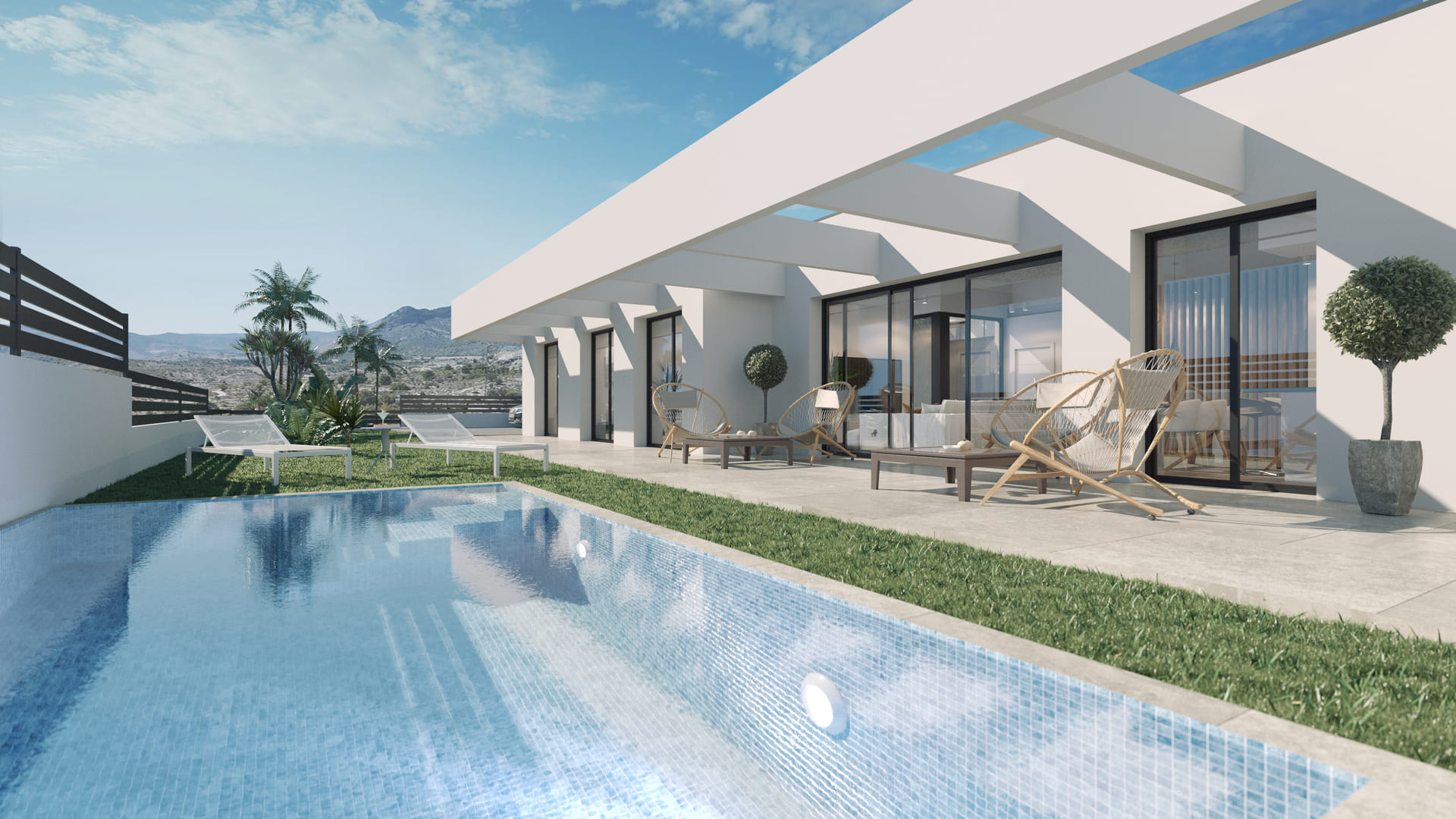 For sale - 3 Bedroom 2 Bathroom detached in Finestrat - Finestrat  - Alicante