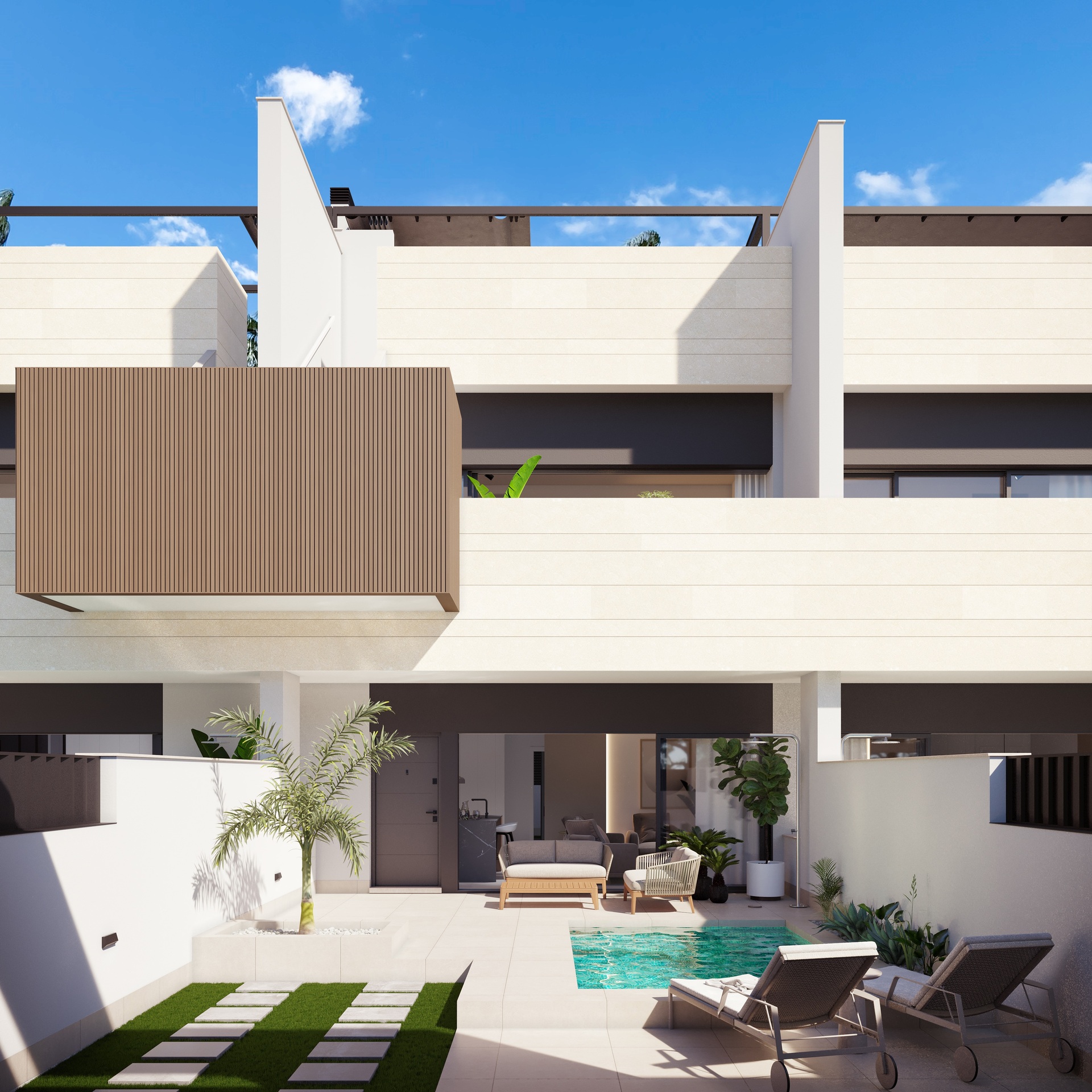 For sale - 3 Bedroom 2 Bathroom low-bungalow in Pilar de la Horadada - Pilar de la Horadada  - Alicante