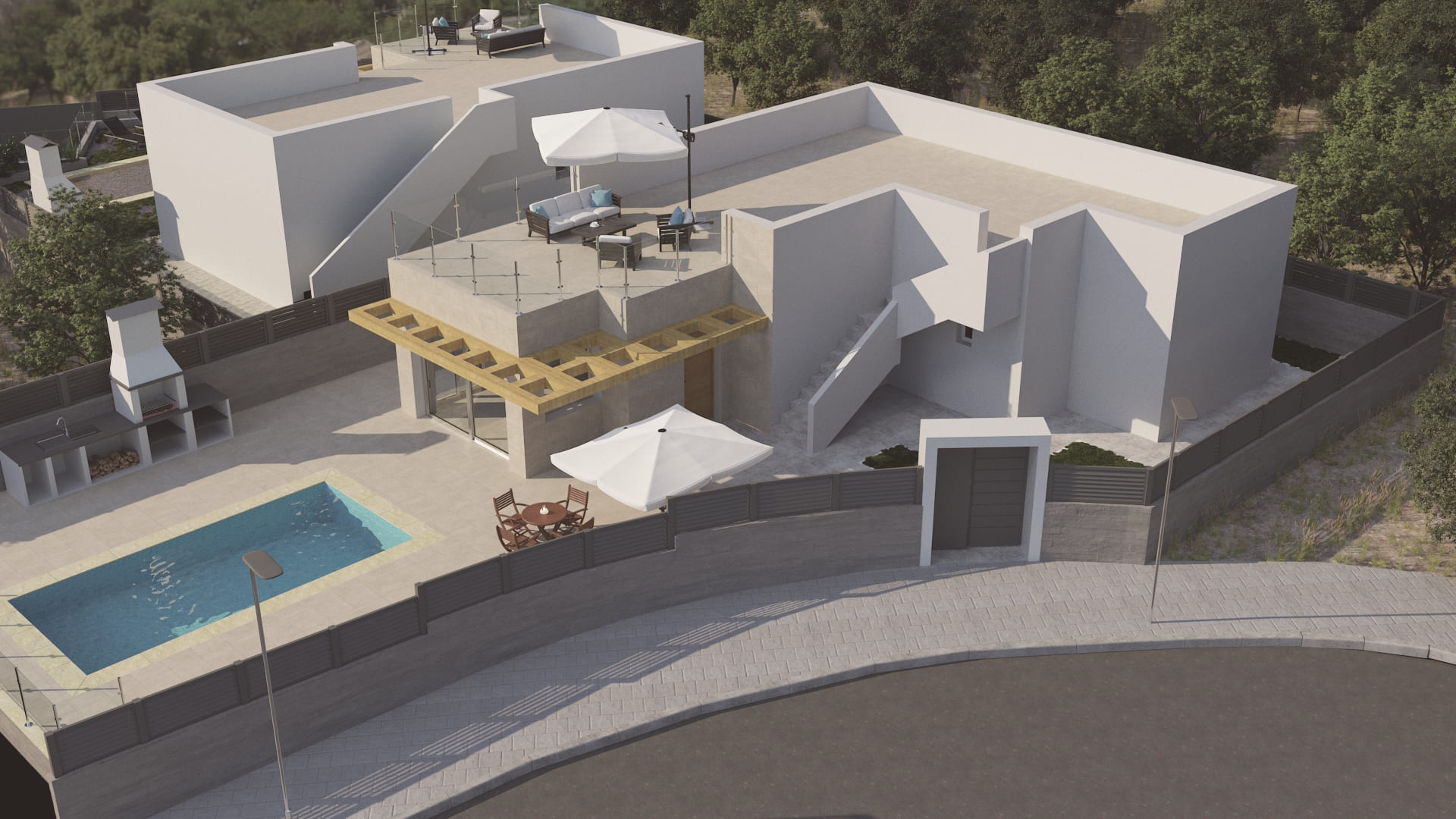 For sale - 3 Bedroom 2 Bathroom detached in Polop - Polop  - Alicante
