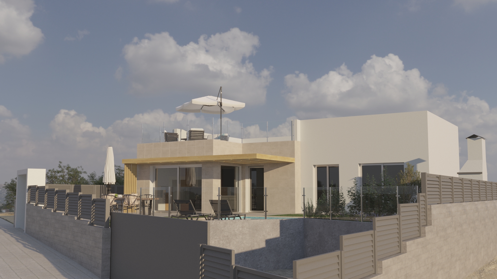 For sale - 3 Bedroom 2 Bathroom detached in Polop - Polop  - Alicante