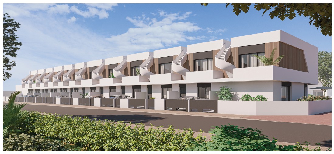 2 Bedroom 2 Bathroom terraced in Pilar de la Horadada