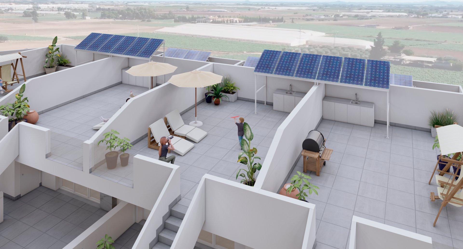 For sale - 3 Bedroom 2 Bathroom low-bungalow in Roldán - Roldán  - Murcia