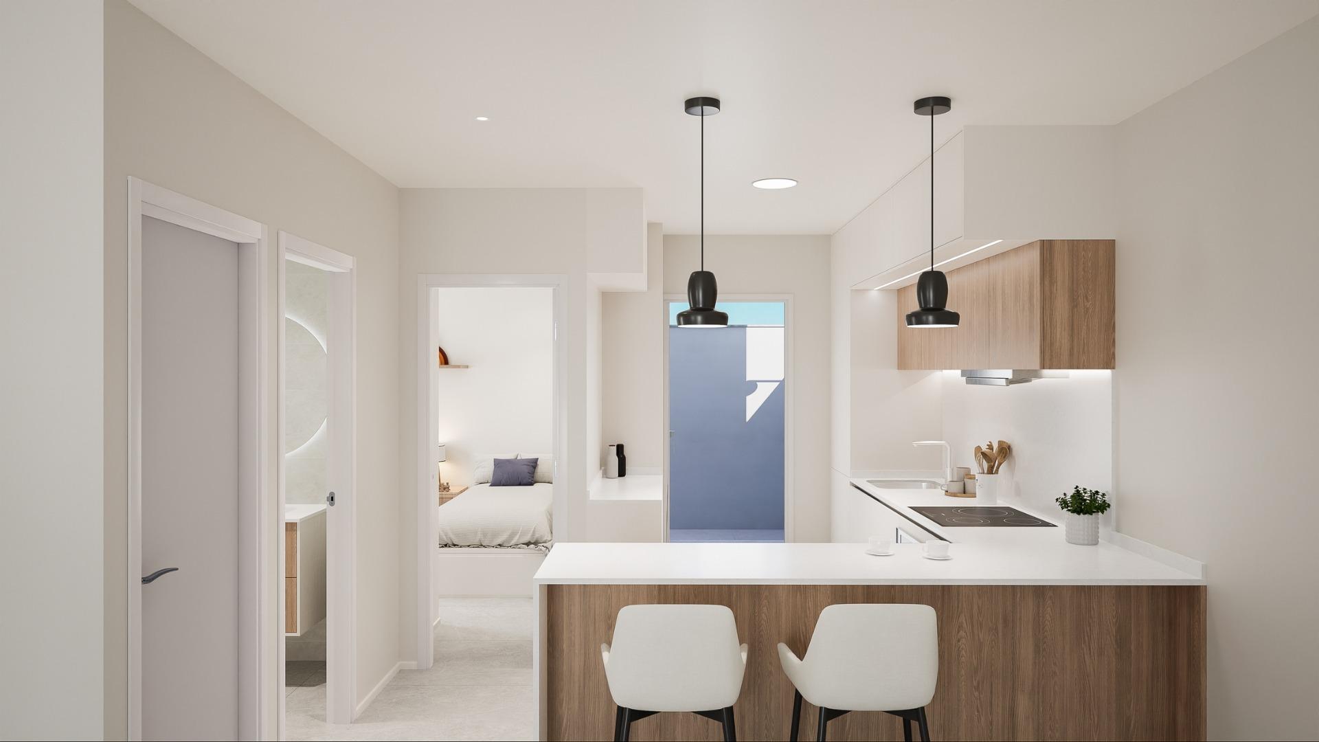 For sale - 2 Bedroom 2 Bathroom low-bungalow in Pilar de la Horadada - Pilar de la Horadada  - Alicante