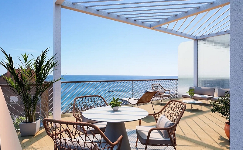 3 Bedroom 3 Bathroom penthouse in La Vila Joiosa