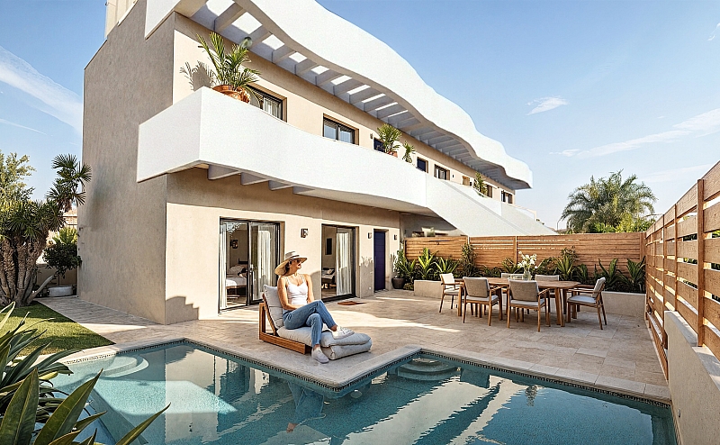 3 Bedroom 2 Bathroom low-bungalow in Pilar de la Horadada