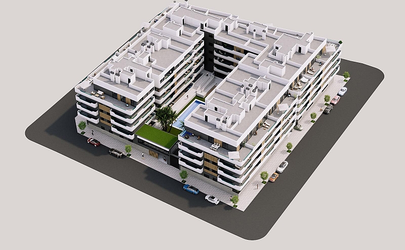 2 Bedroom 2 Bathroom apartment in Santa Pola