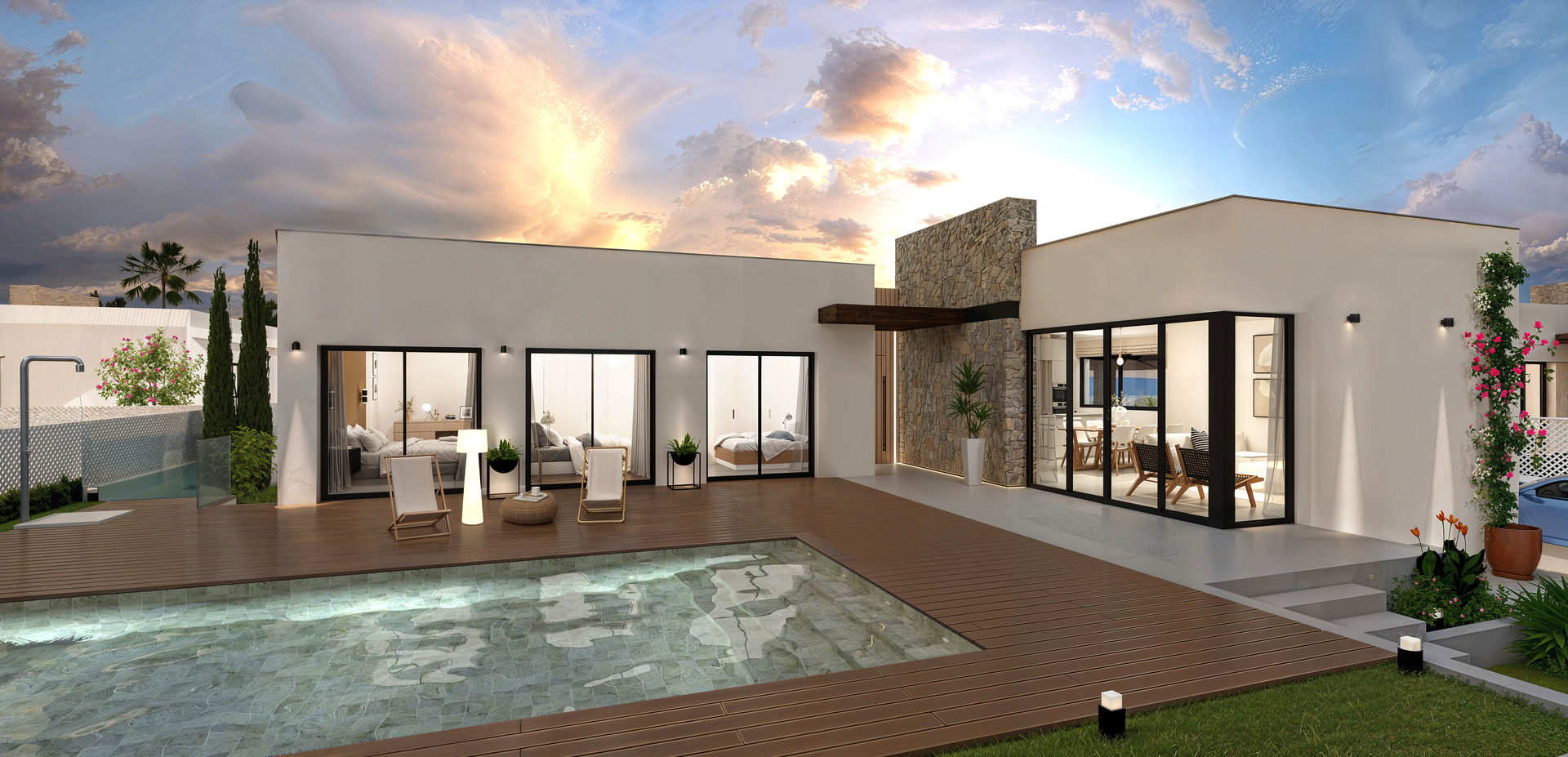 For sale - 3 Bedroom 3 Bathroom detached in Santa Rosalia - Santa Rosalia  - Murcia
