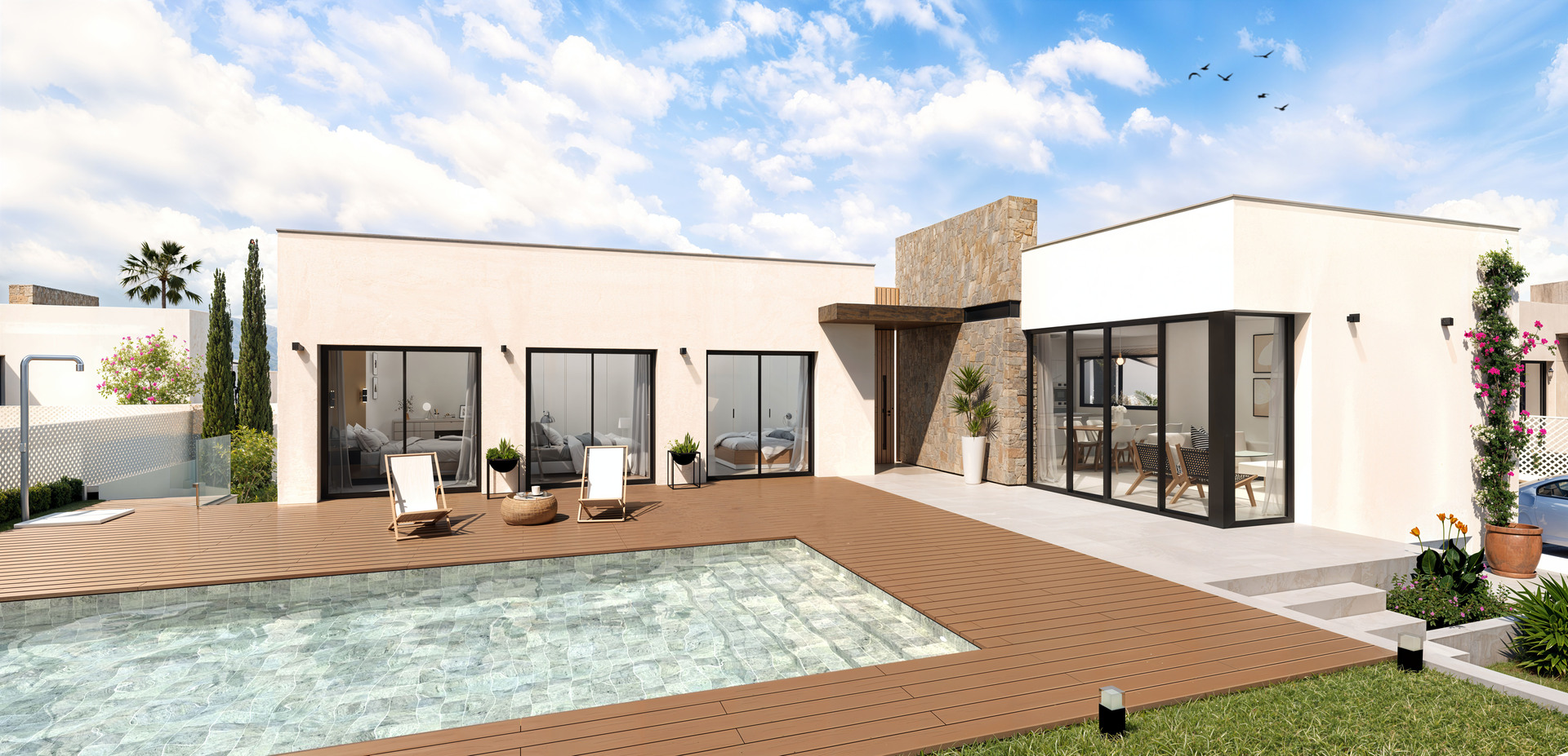 For sale - 3 Bedroom 3 Bathroom detached in Santa Rosalia - Santa Rosalia  - Murcia