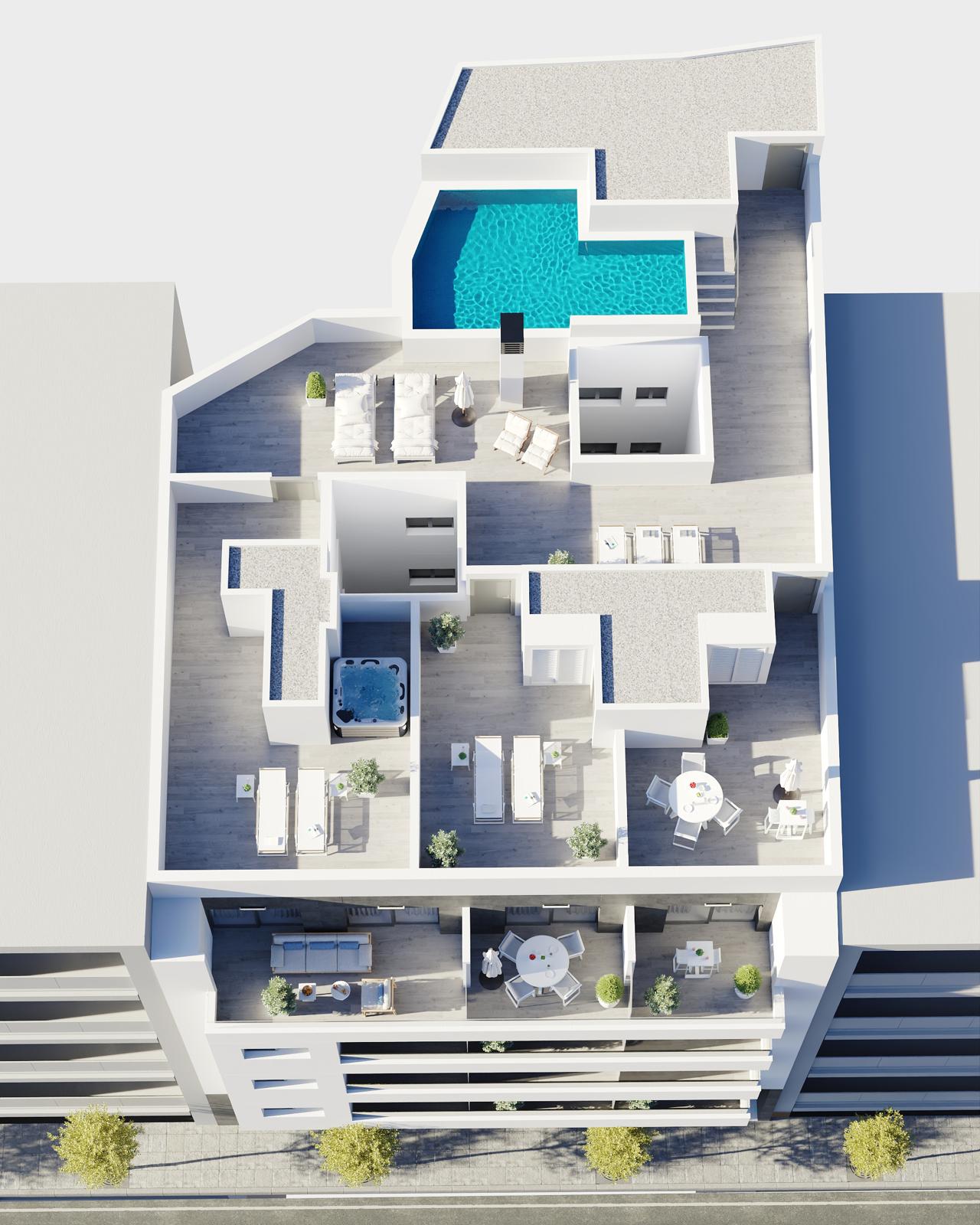 For sale - 2 Bedroom 2 Bathroom apartment in Torrevieja - Torrevieja  - Alicante